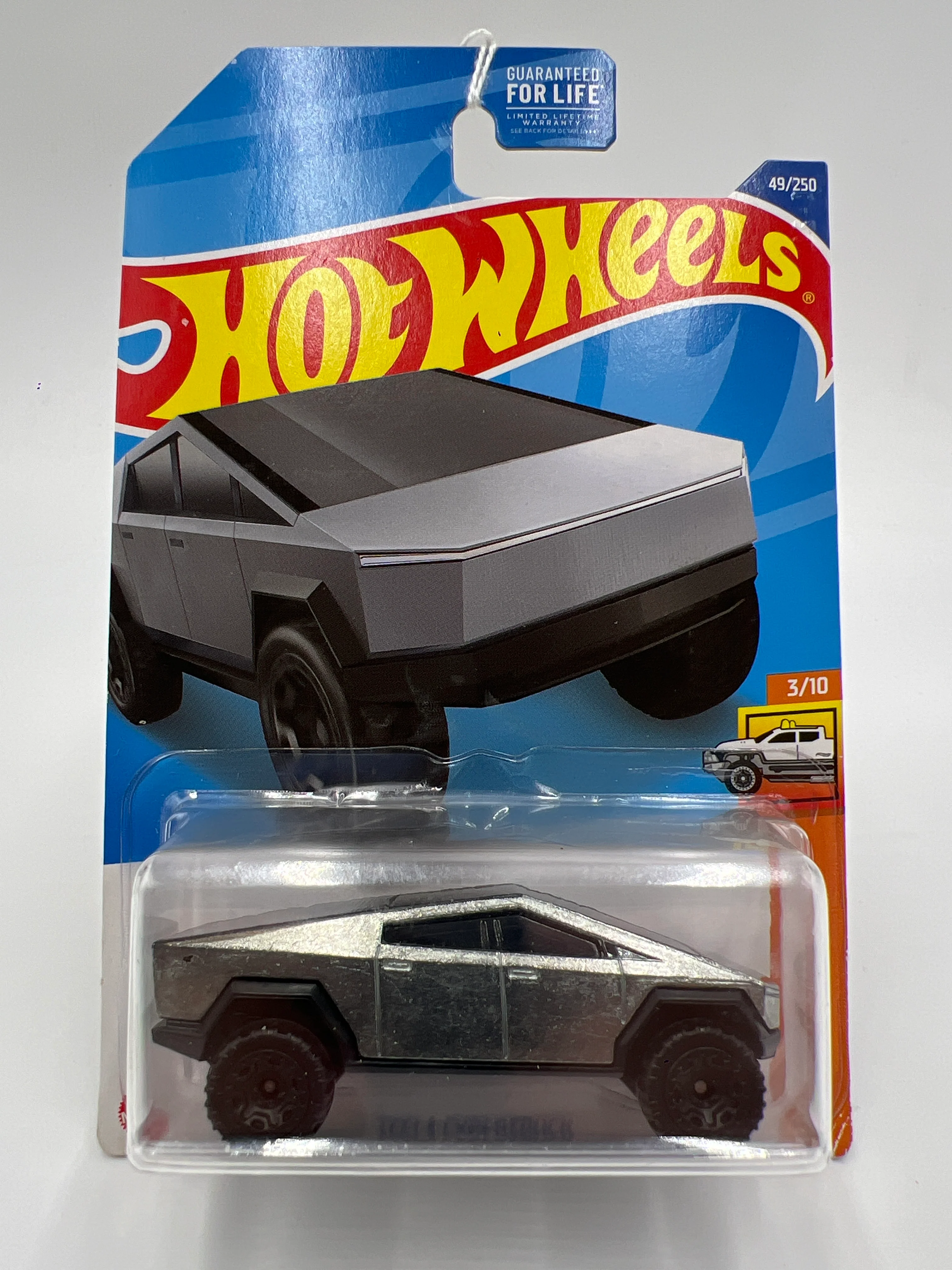 2022 Hot Wheels Hot Trucks #49 Tesla Cybertruck SR - Image 2