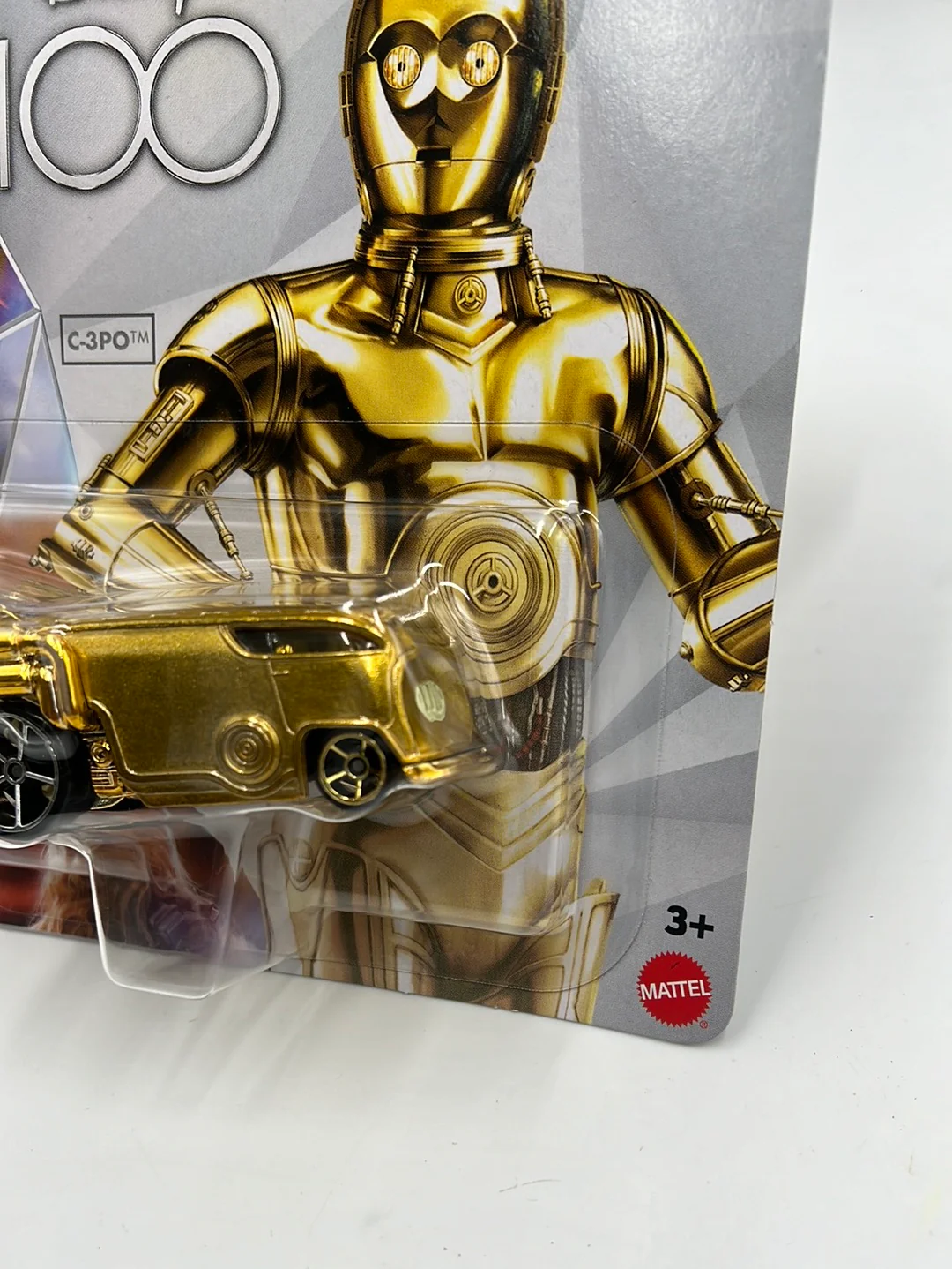 Hot Wheels 2024 Character Cars Disney 100 Star Wars C-3PO 114A - Image 4