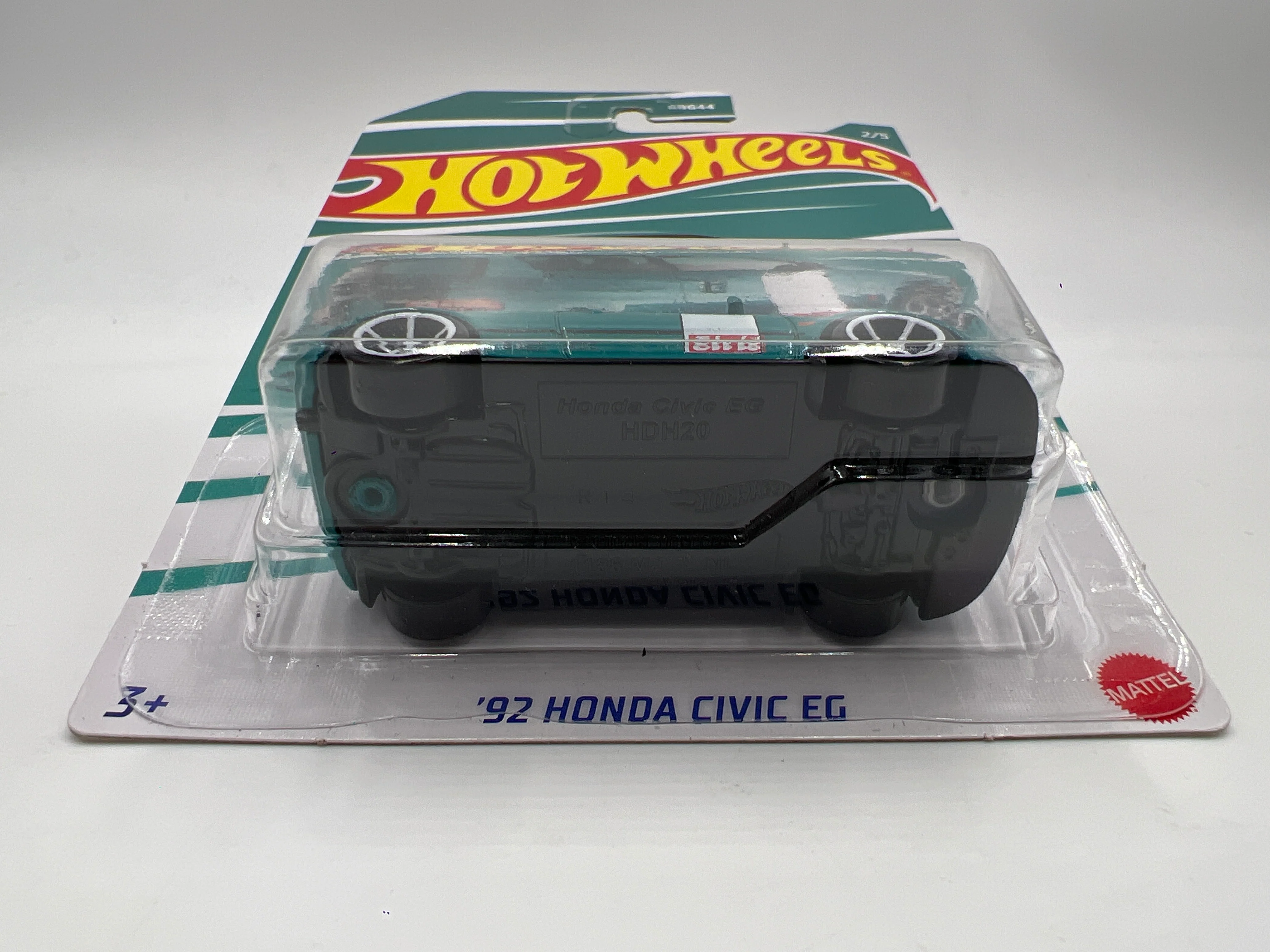 2022 Hot Wheels Honda Civic Anniversary Series #2 92 Honda Civic EG Green W/Protector - Image 6