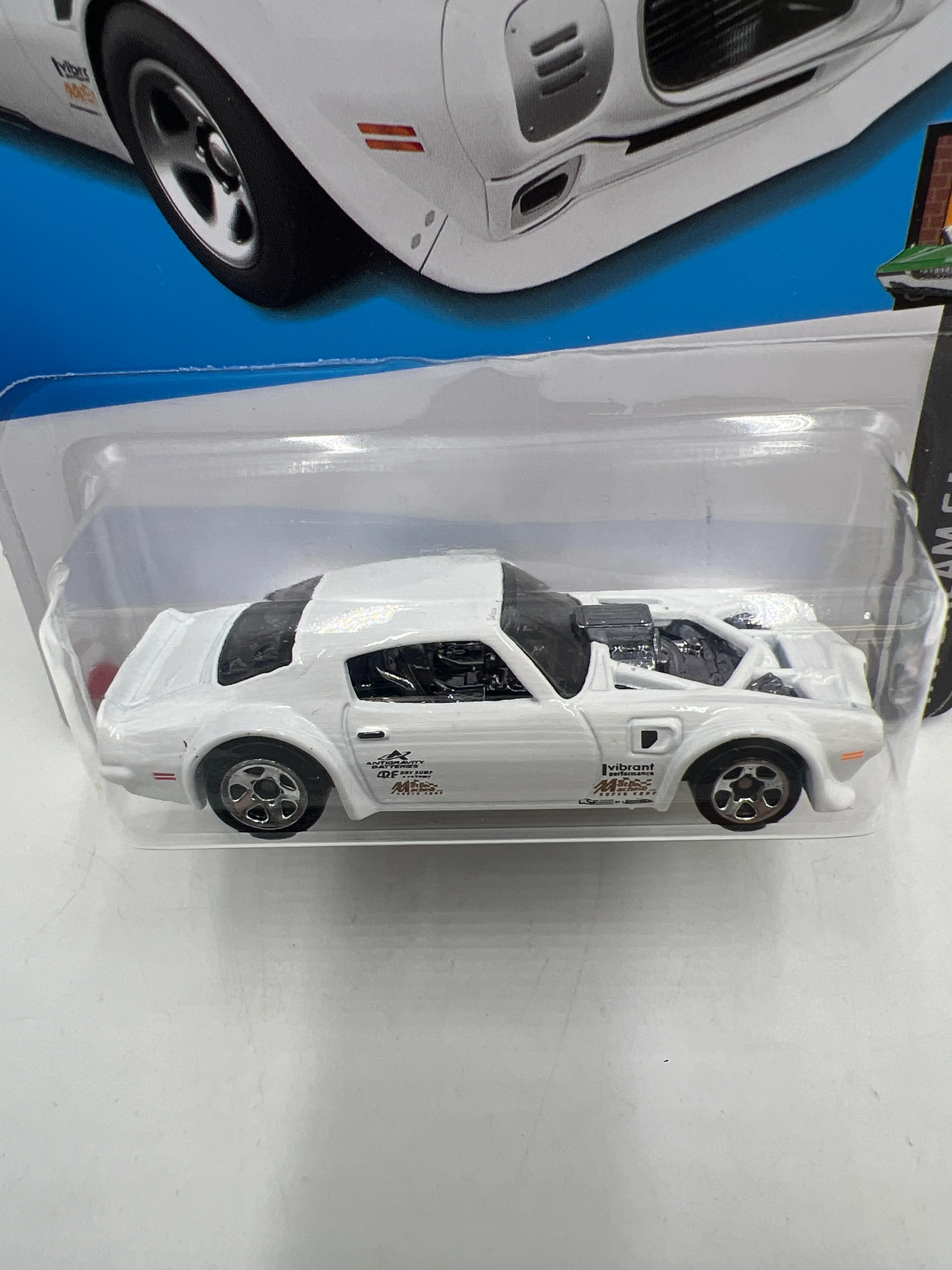 2022 Hot Wheels #1 1970 Pontiac Firebird White 36D - Image 2