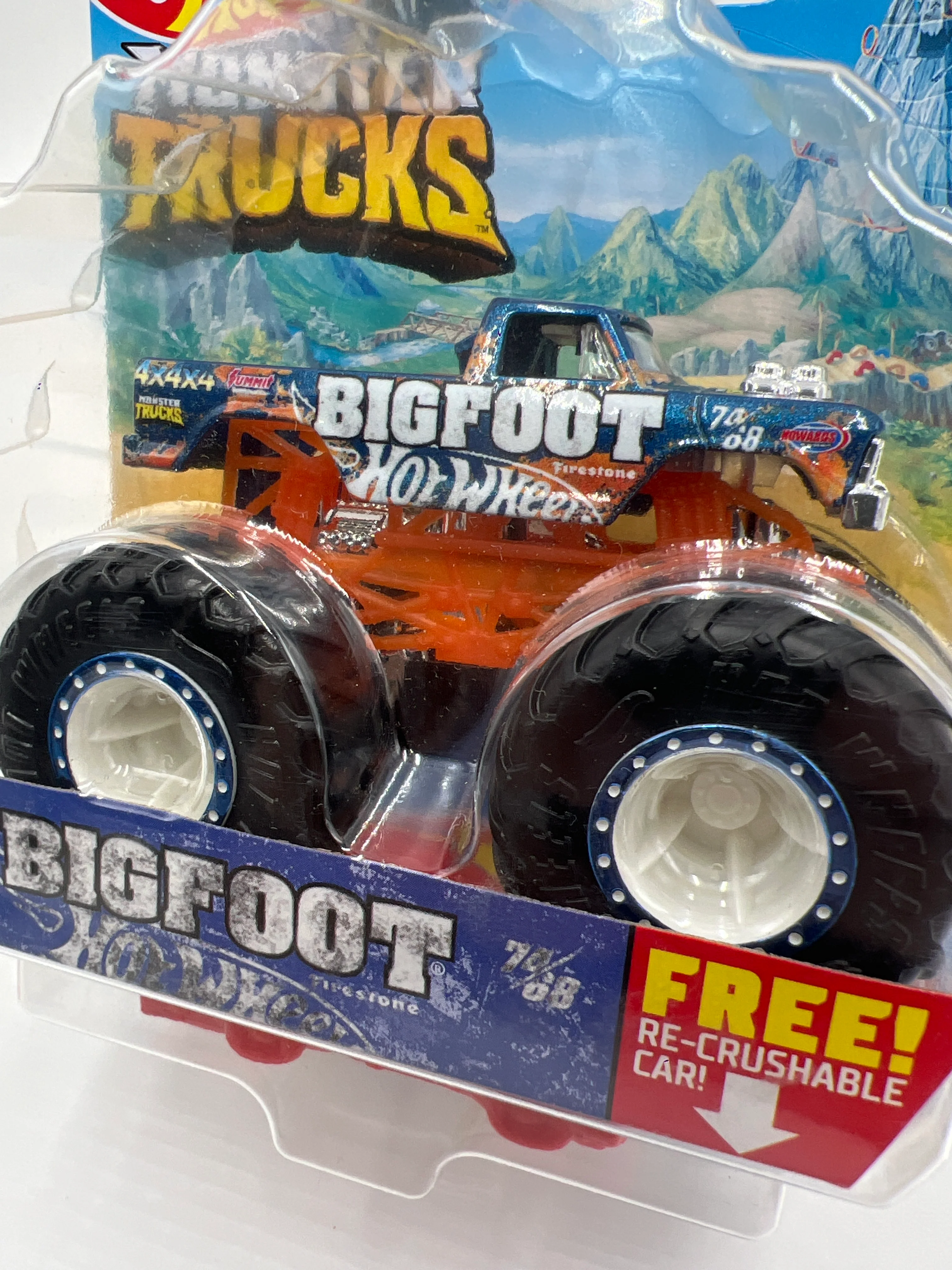 2021 Hot Wheels Monster Trucks HW MT Live #28 Bigfoot 133G - Image 2