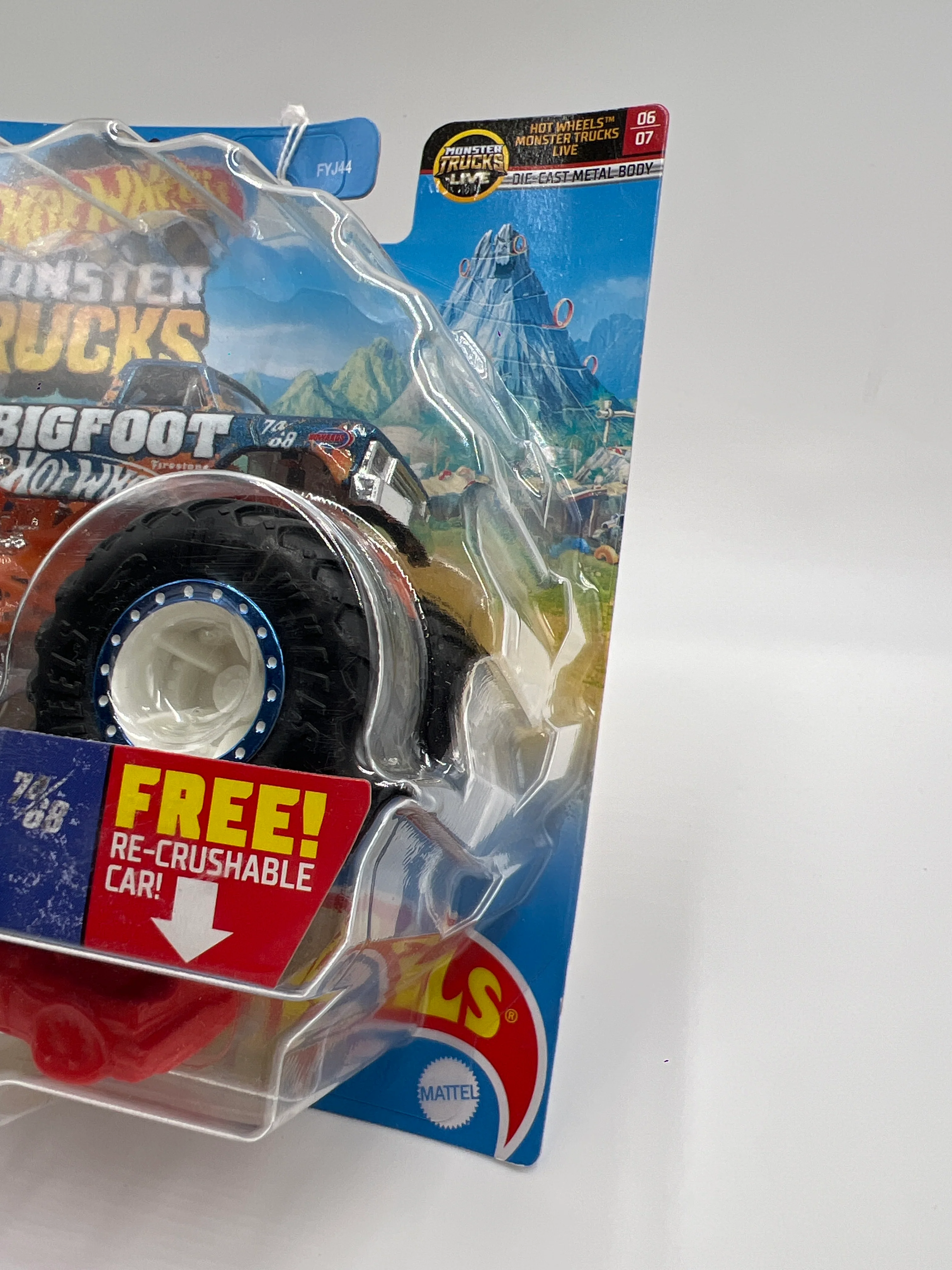 2021 Hot Wheels Monster Trucks HW MT Live #28 Bigfoot 133G - Image 3