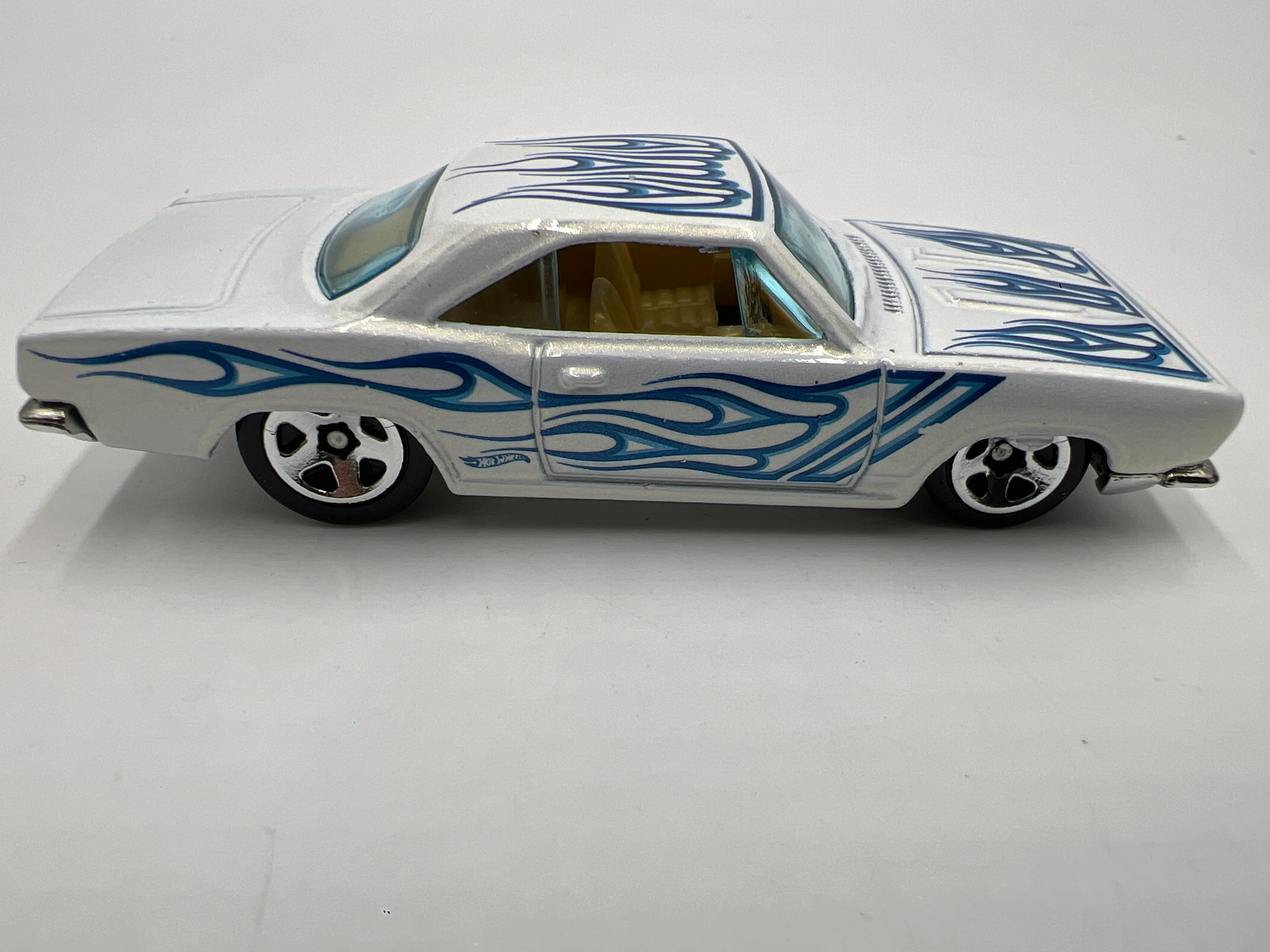 2022 Hot Wheels Mystery Models Series 2 #2 Chase 68 Plymouth Barracuda White - Image 4
