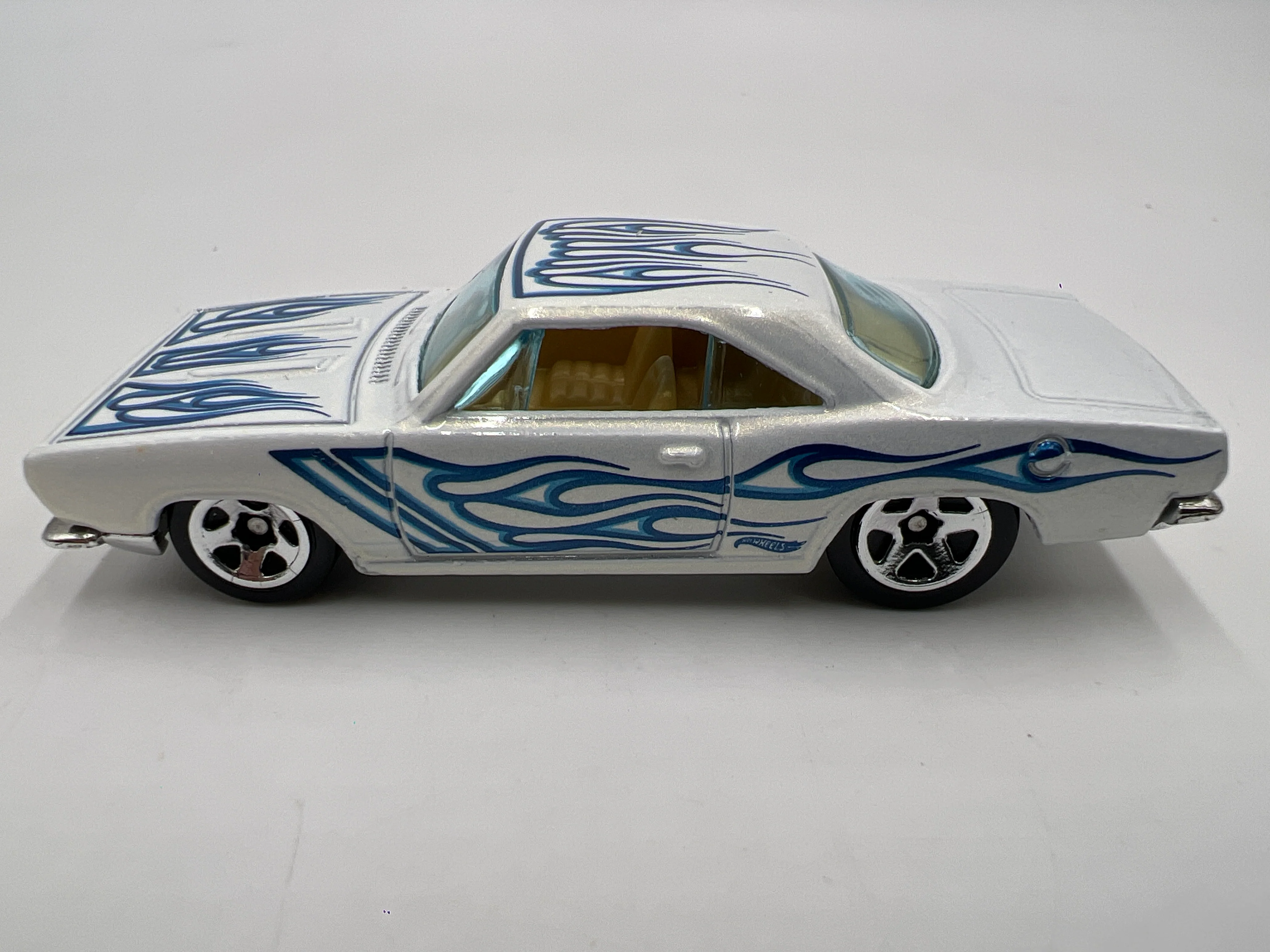 2022 Hot Wheels Mystery Models Series 2 #2 Chase 68 Plymouth Barracuda White - Image 5