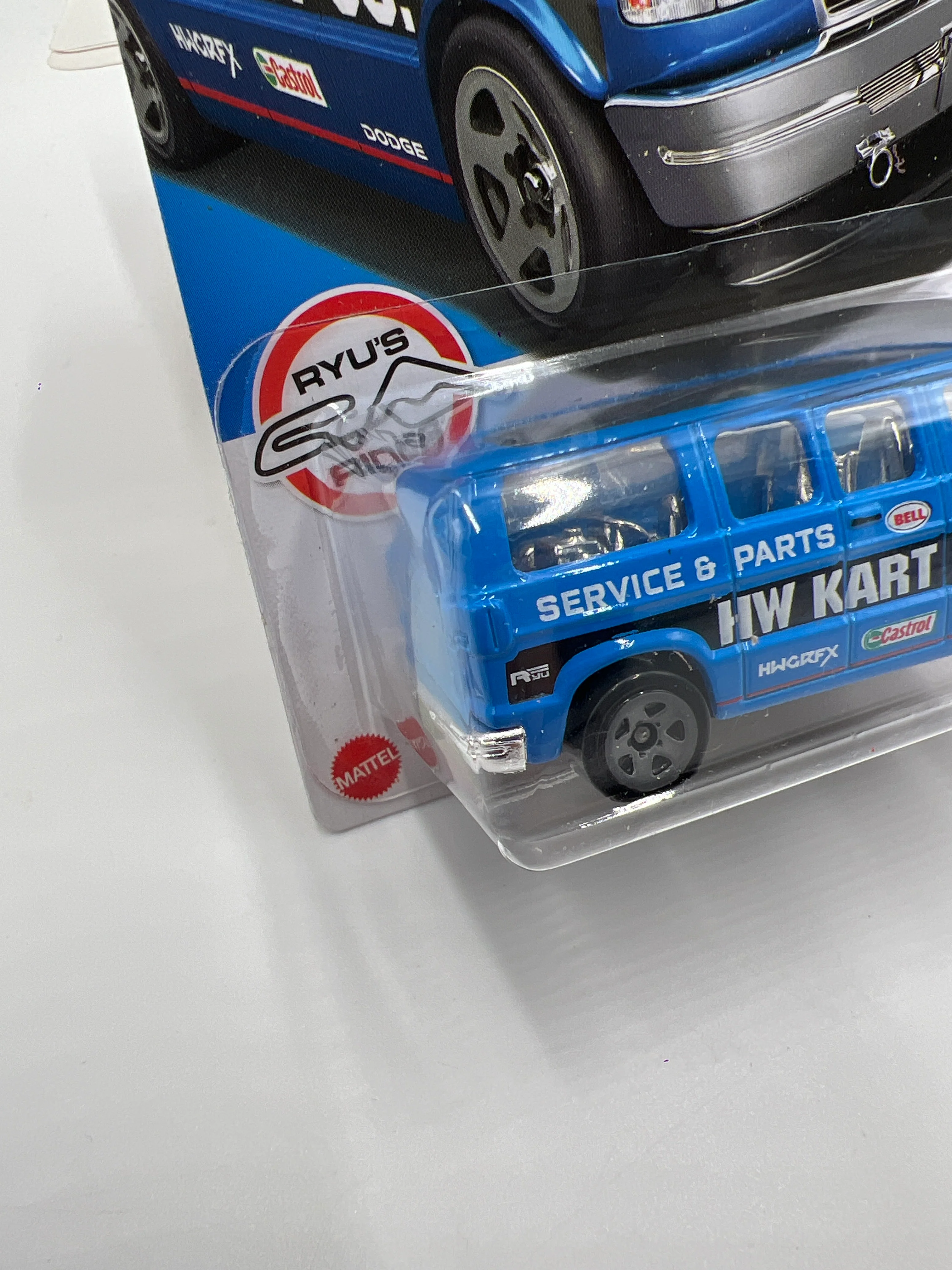 Hot Wheels Best Buy Exclusive HW Metro #55 Dodge Van Blue 237E - Image 5