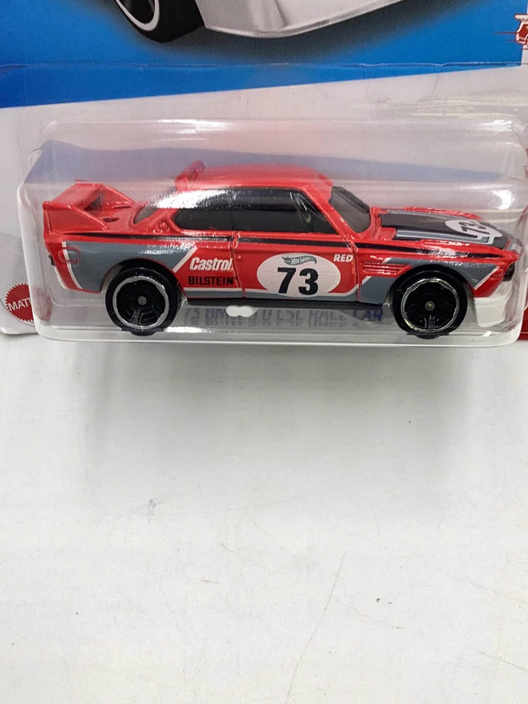 2022 Hot Wheels Red edition #34 73 BMW 3.0 CSL Race Car 150A - Image 3