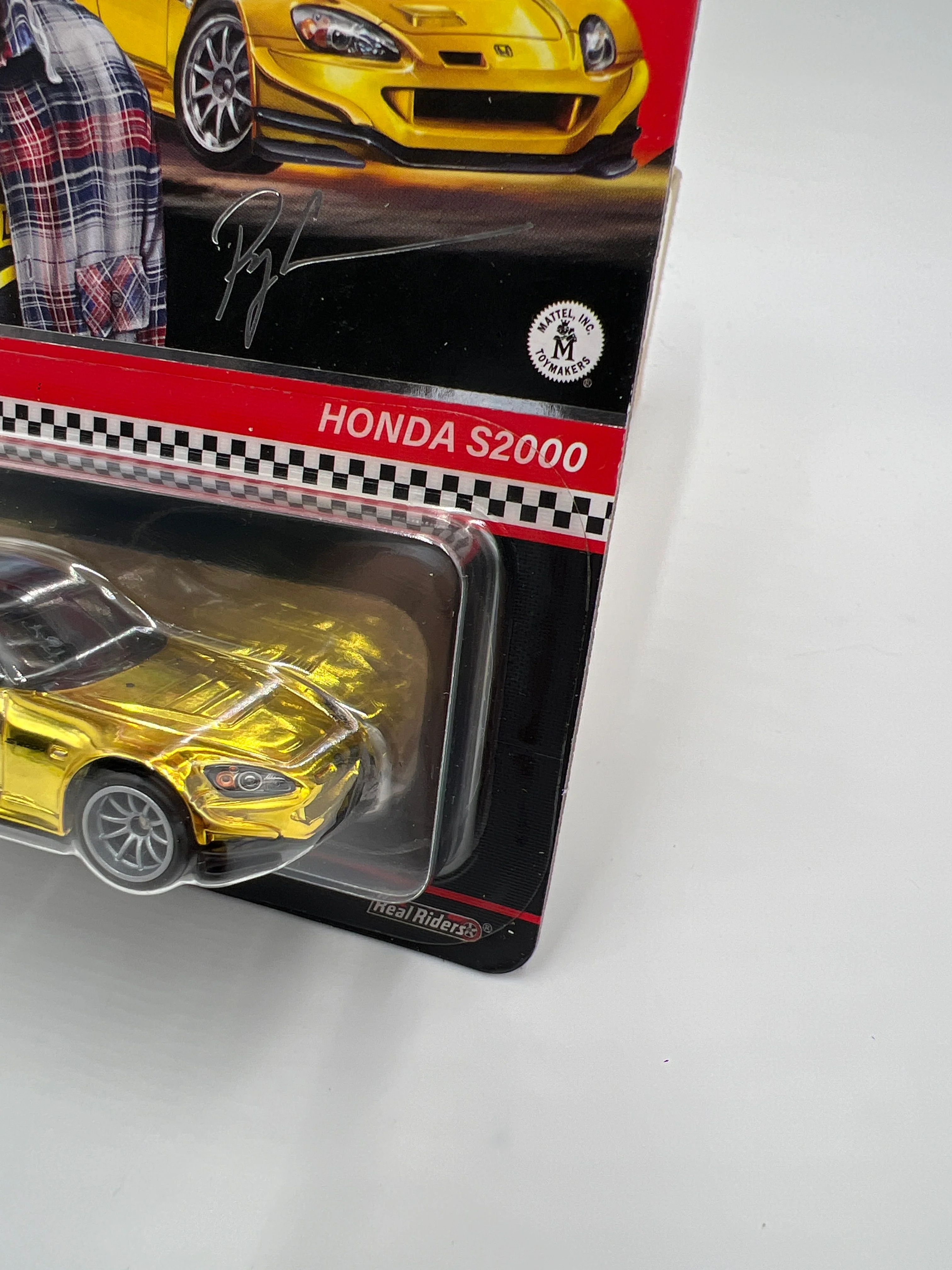 2022 Hot Wheels RLC #4116/30000 Ryu Honda S2000 Gold W/Protector - Image 3