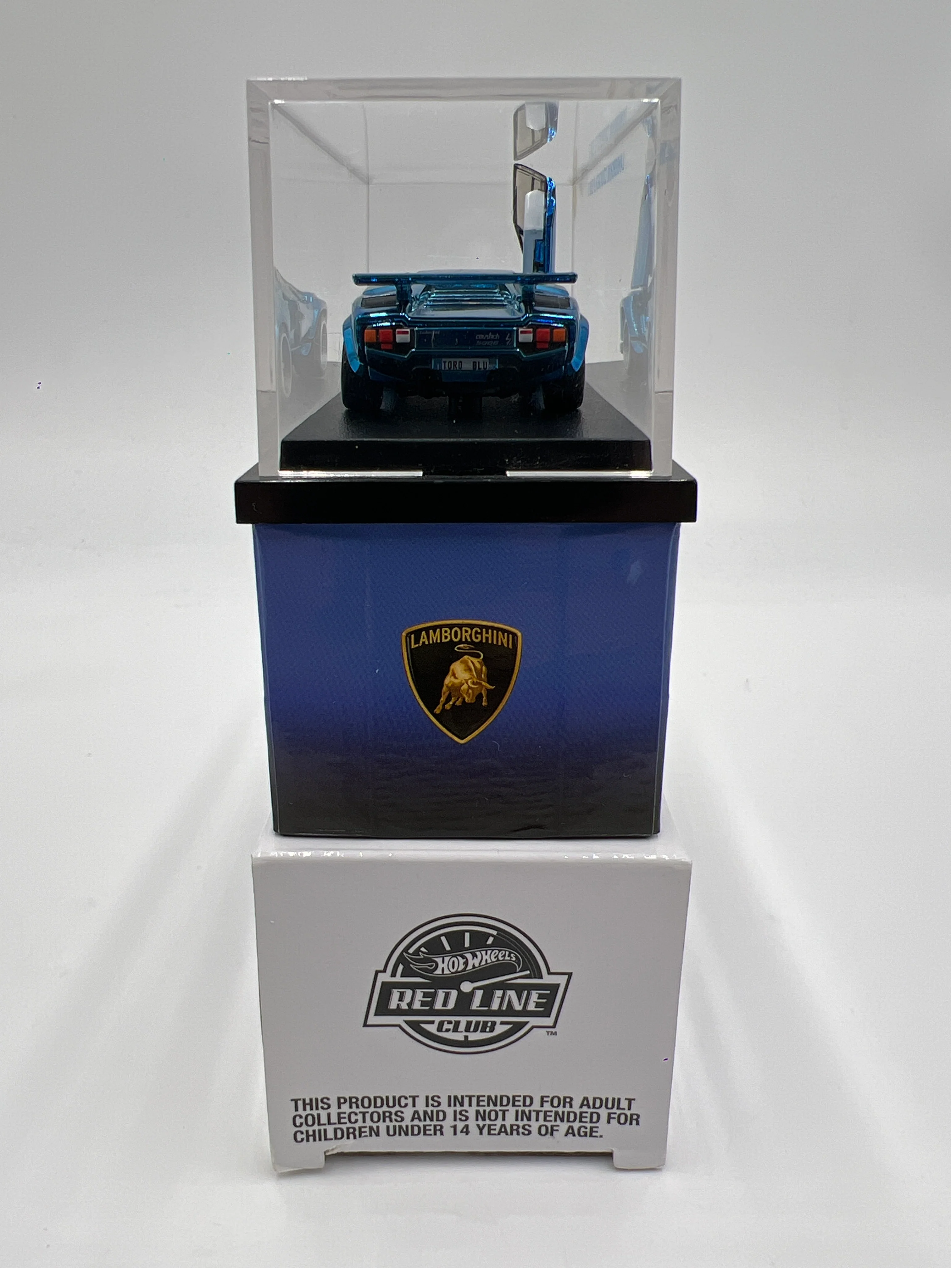 2022 Hot Wheels RLC sELECTIONs 82 Lamborghini Countach LP 500 S Blue - Image 6