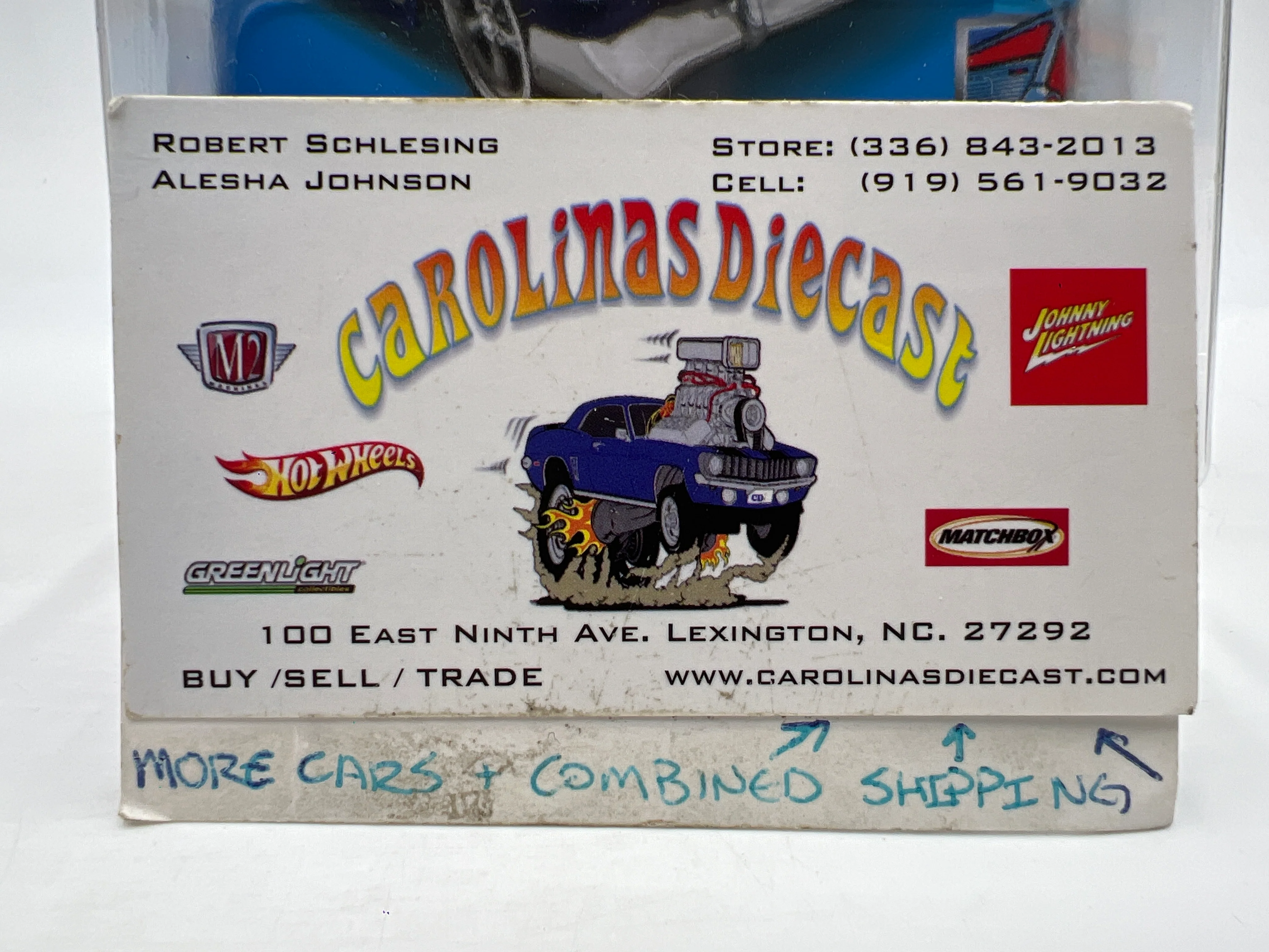 2022 Hot Wheels Super Treasure Hunt #20 55 Chevy Blue W/Protector Blister Not Perfect - Image 9