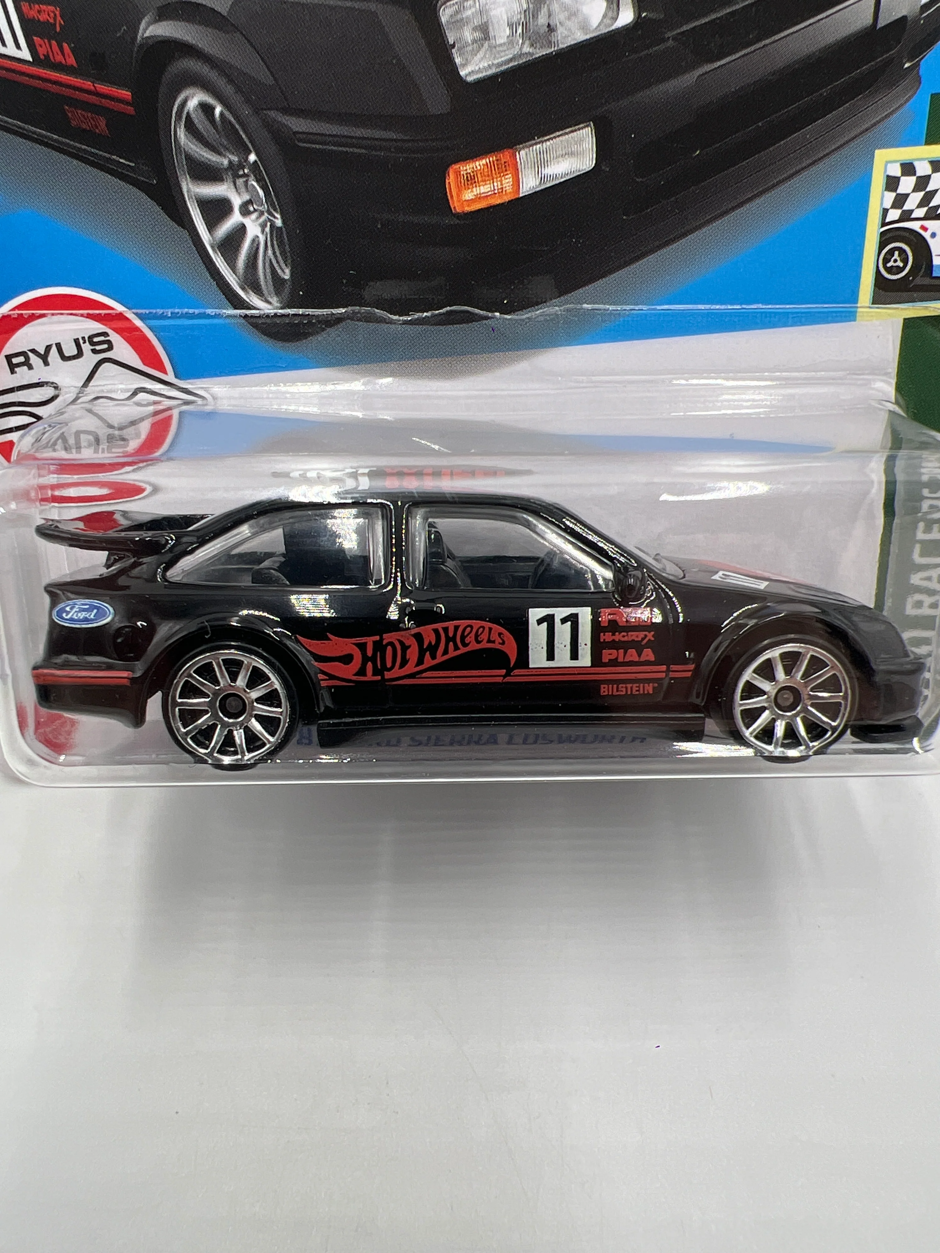 2022 Hot Wheels Retro Racers #33 87 Ford Sierra Cosworth Black 24G - Image 2