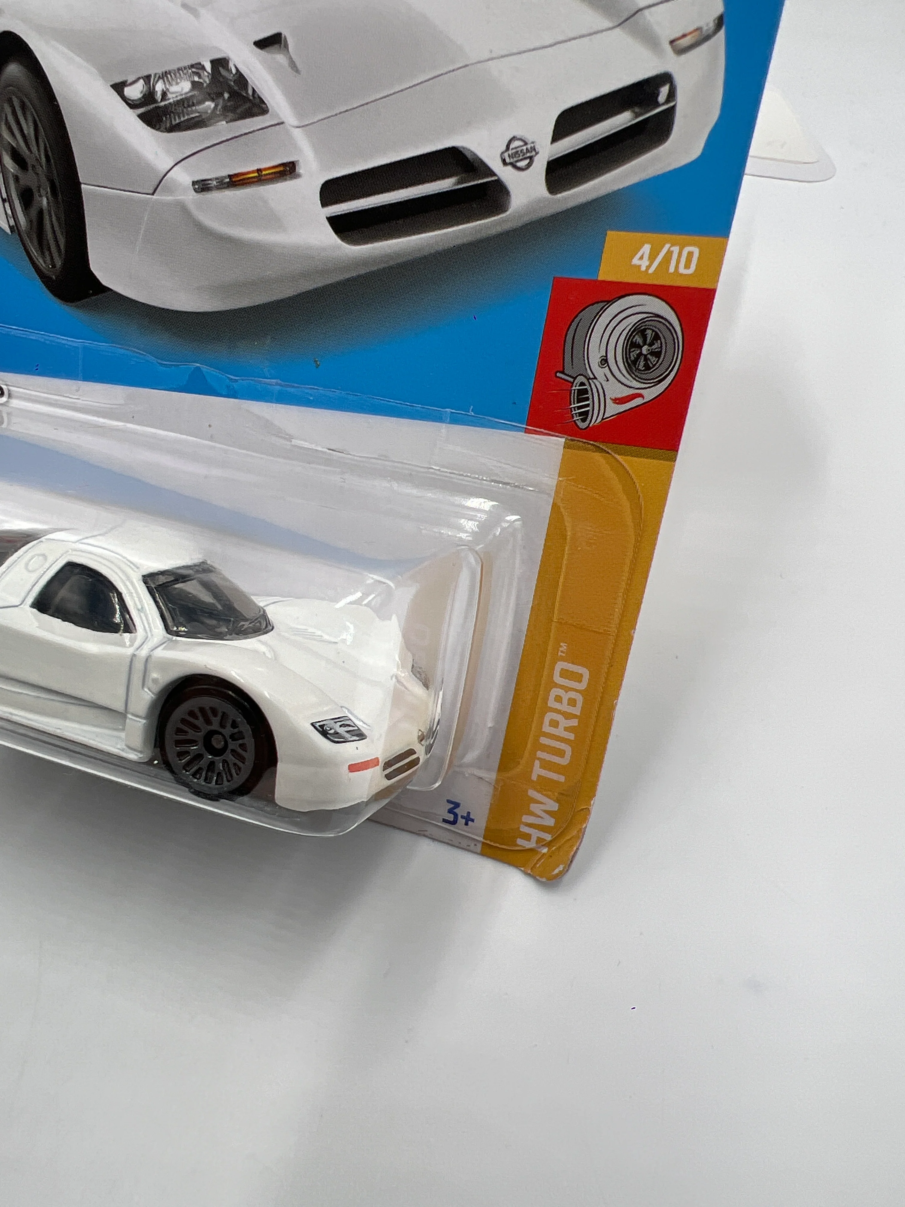 2022 Hot Wheels Turbo #64 Nissan R390 GTI White 82E - Image 3