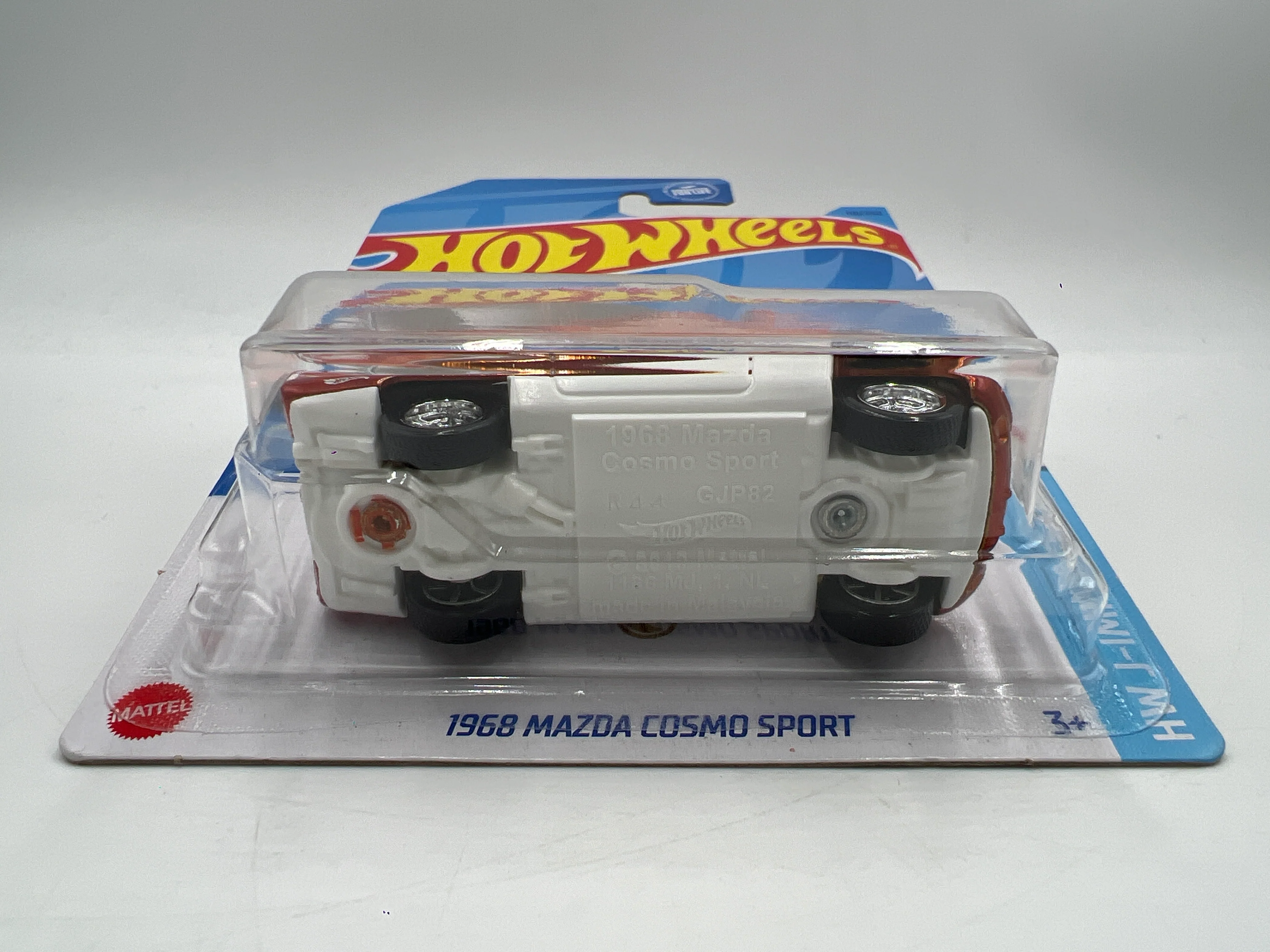 2023 Hot Wheels Super Treasure Hunt #118 1968 Mazda Cosmo Sport Orange W/Protector - Image 6
