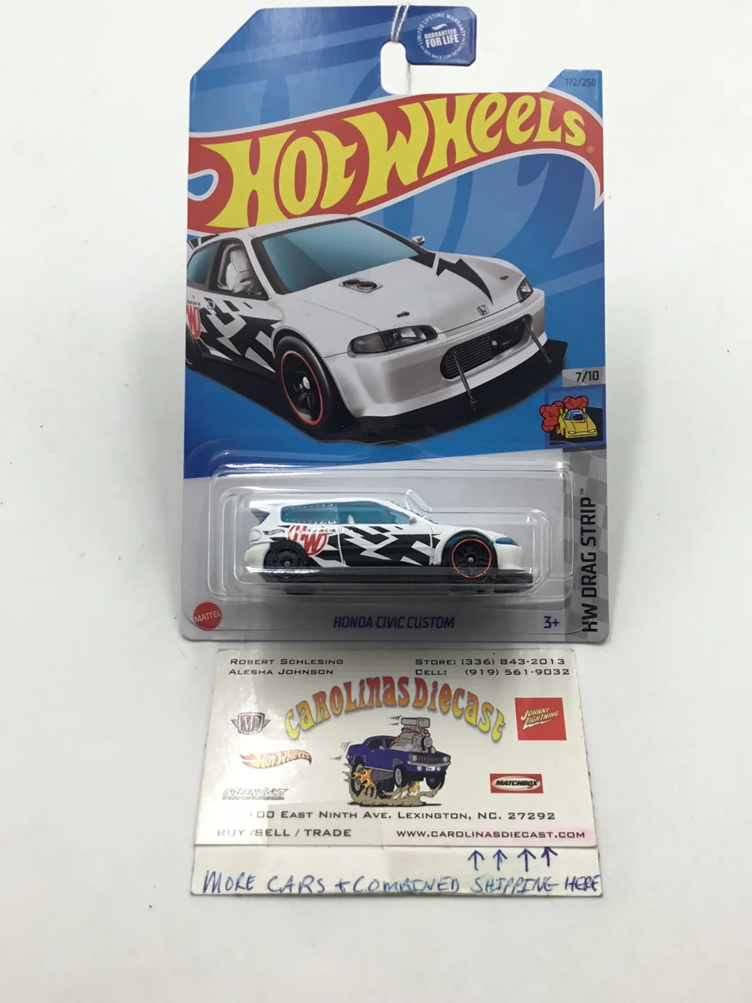 2023 hot wheels #172 Honda Civic Custom see description 75E