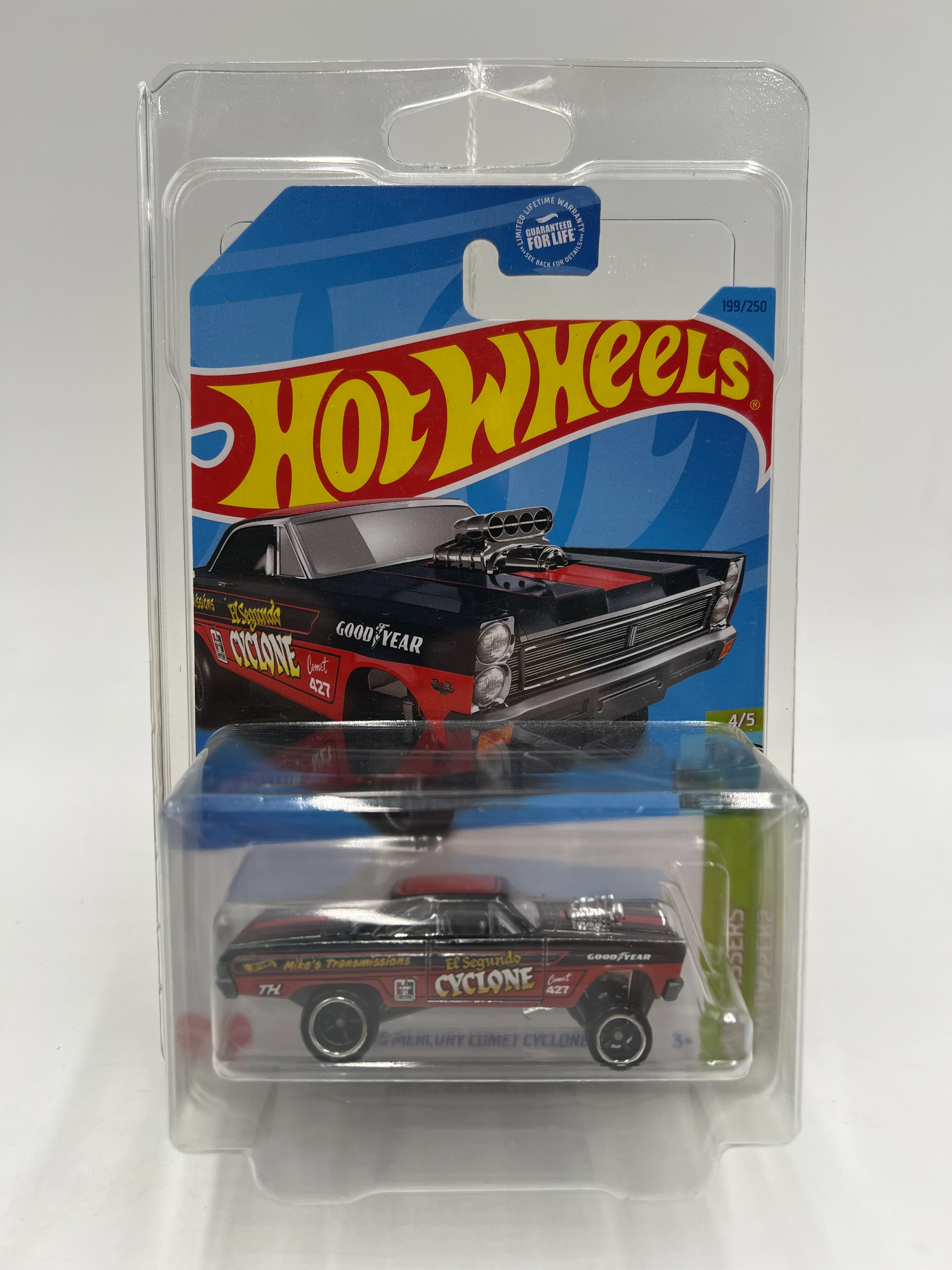 2023 Hot Wheels Super Treasure Hunt #199 65 Mercury Comet Cyclone W/Protector - Image 7