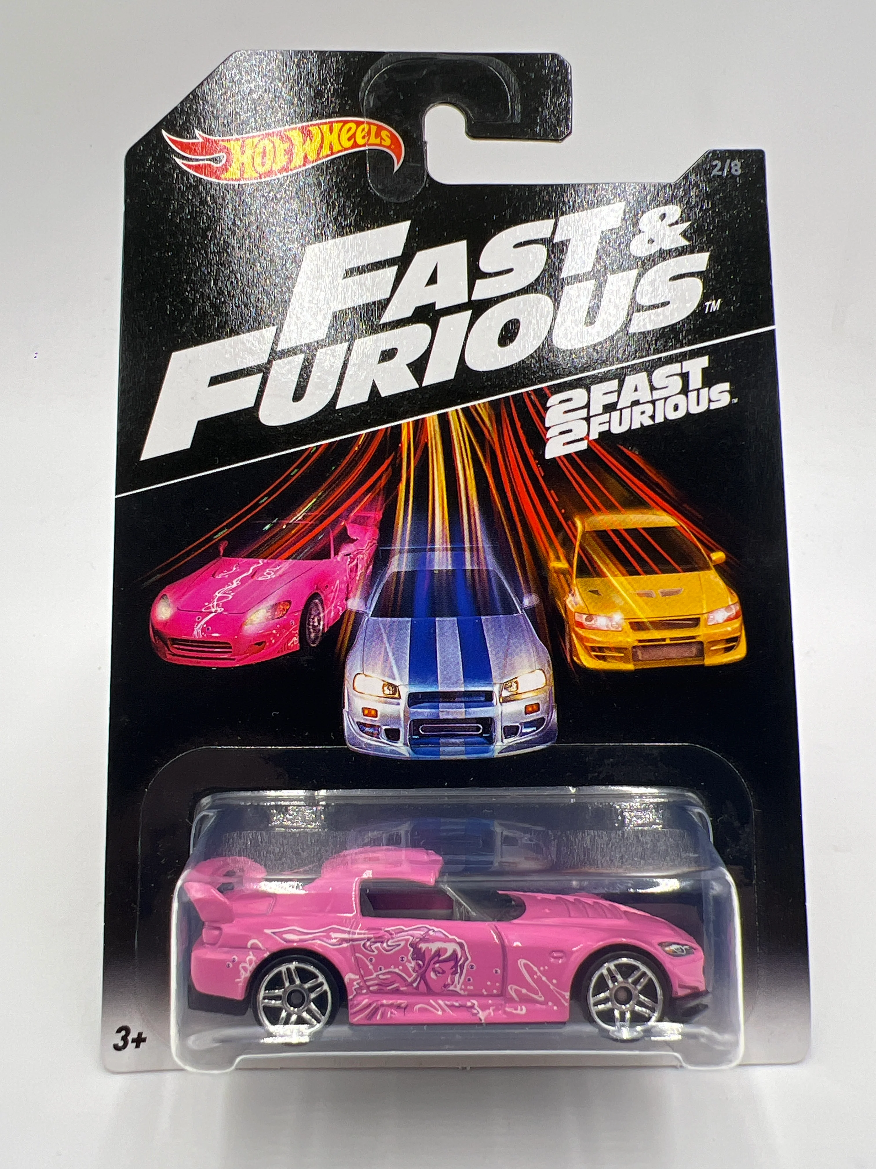 Hot Wheels Fast and Furious #2 Honda S2000 Pink Suki W/Protector - Image 2