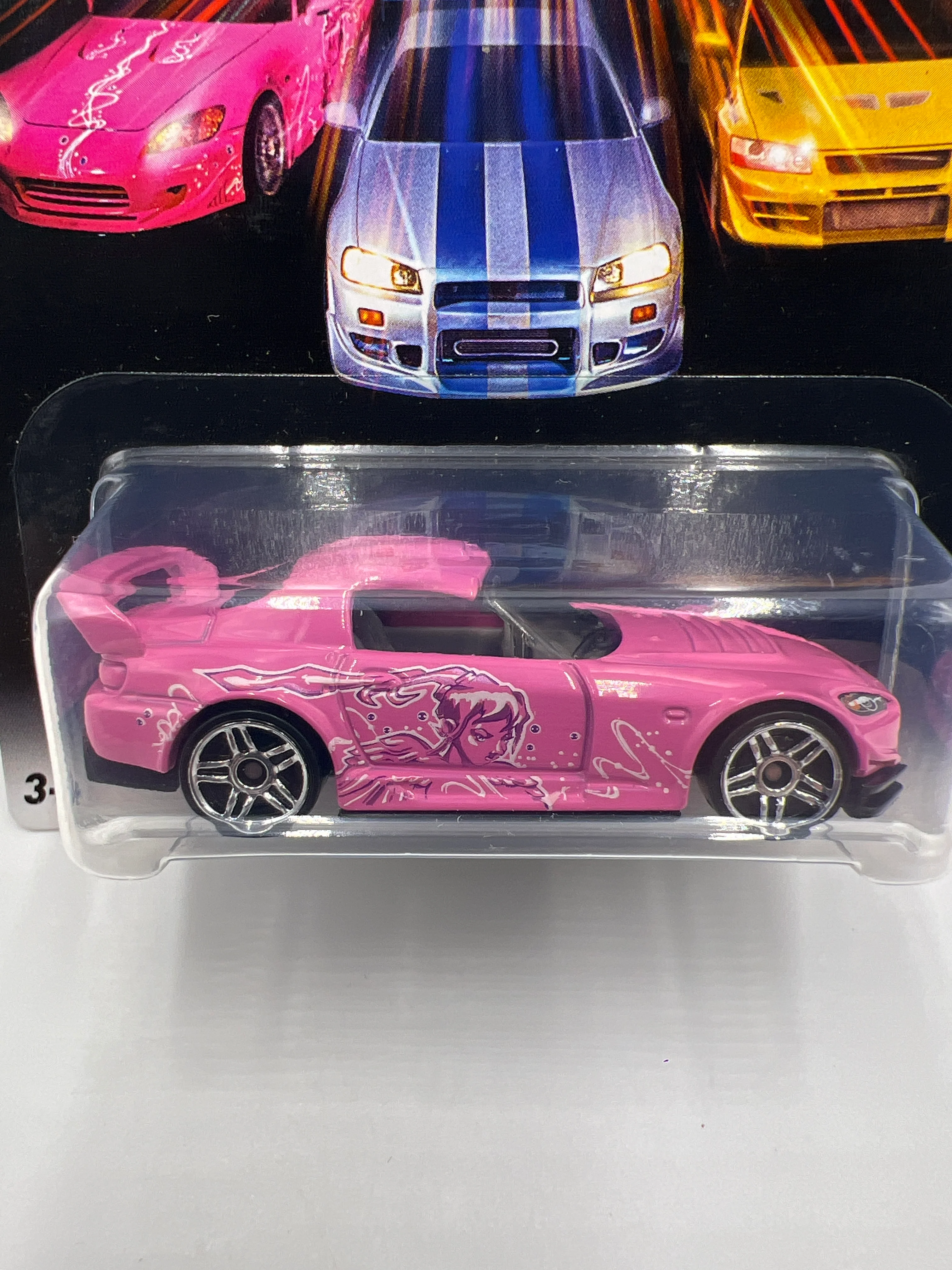 Hot Wheels Fast and Furious #2 Honda S2000 Pink Suki W/Protector - Image 3