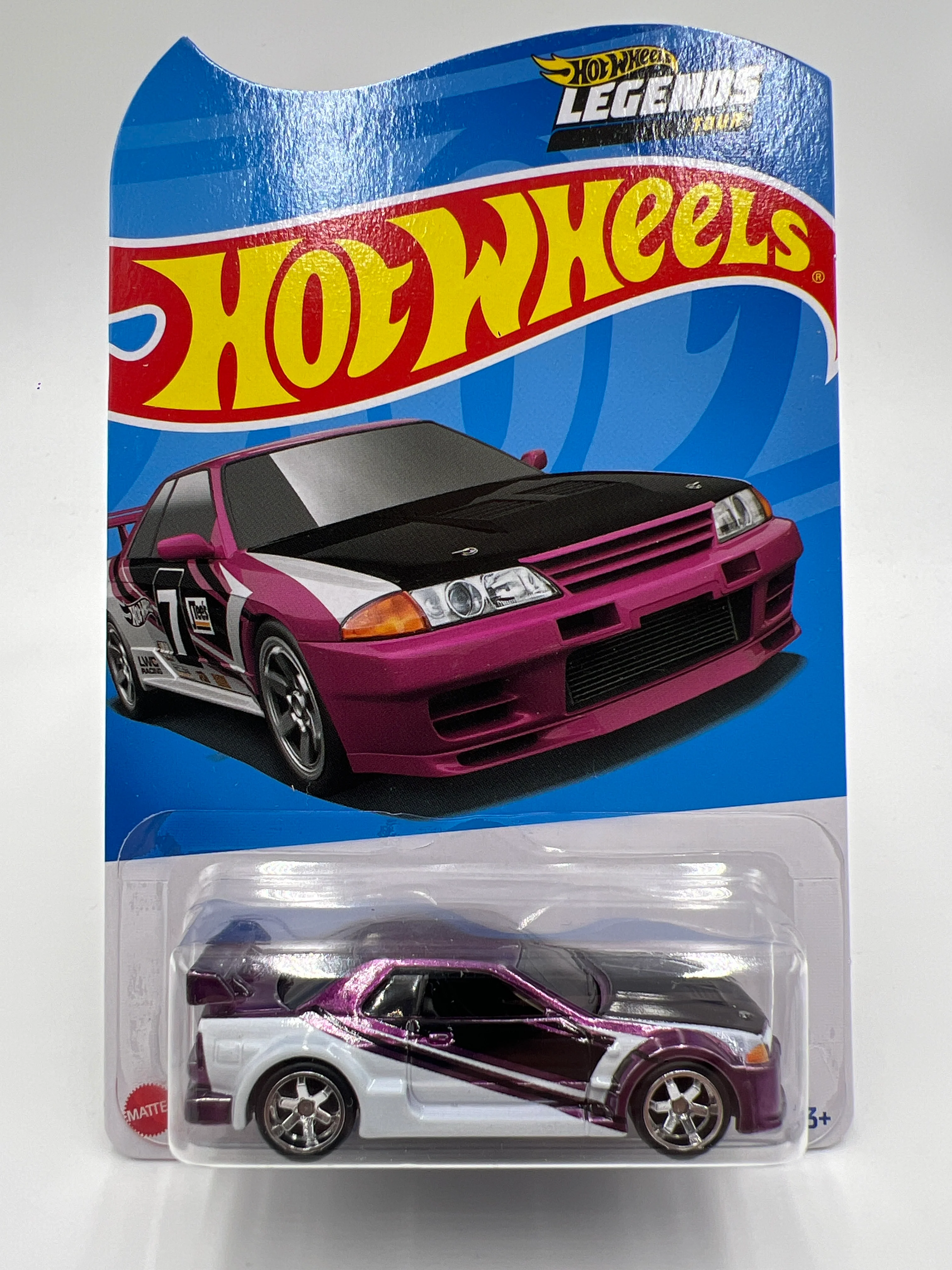 2022 HW Legends Tour 1/1 ERROR No Side Tampos Nissan Skyline GT-R R32 W/Protector - Image 2