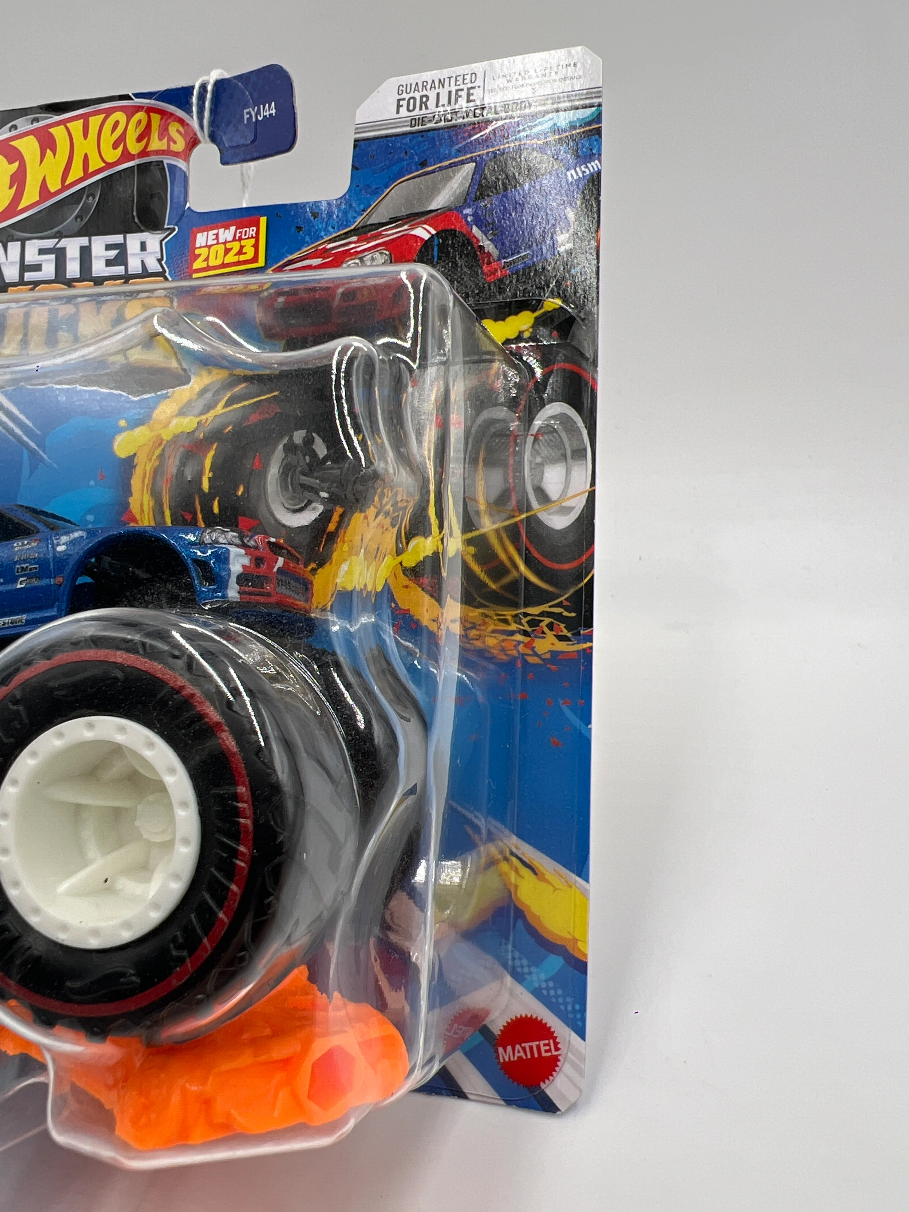 2023 Hot Wheels Monster Trucks Treasure Hunt Nissan Skyline GT-R R34 Nismo R-Tune Blue - Image 3