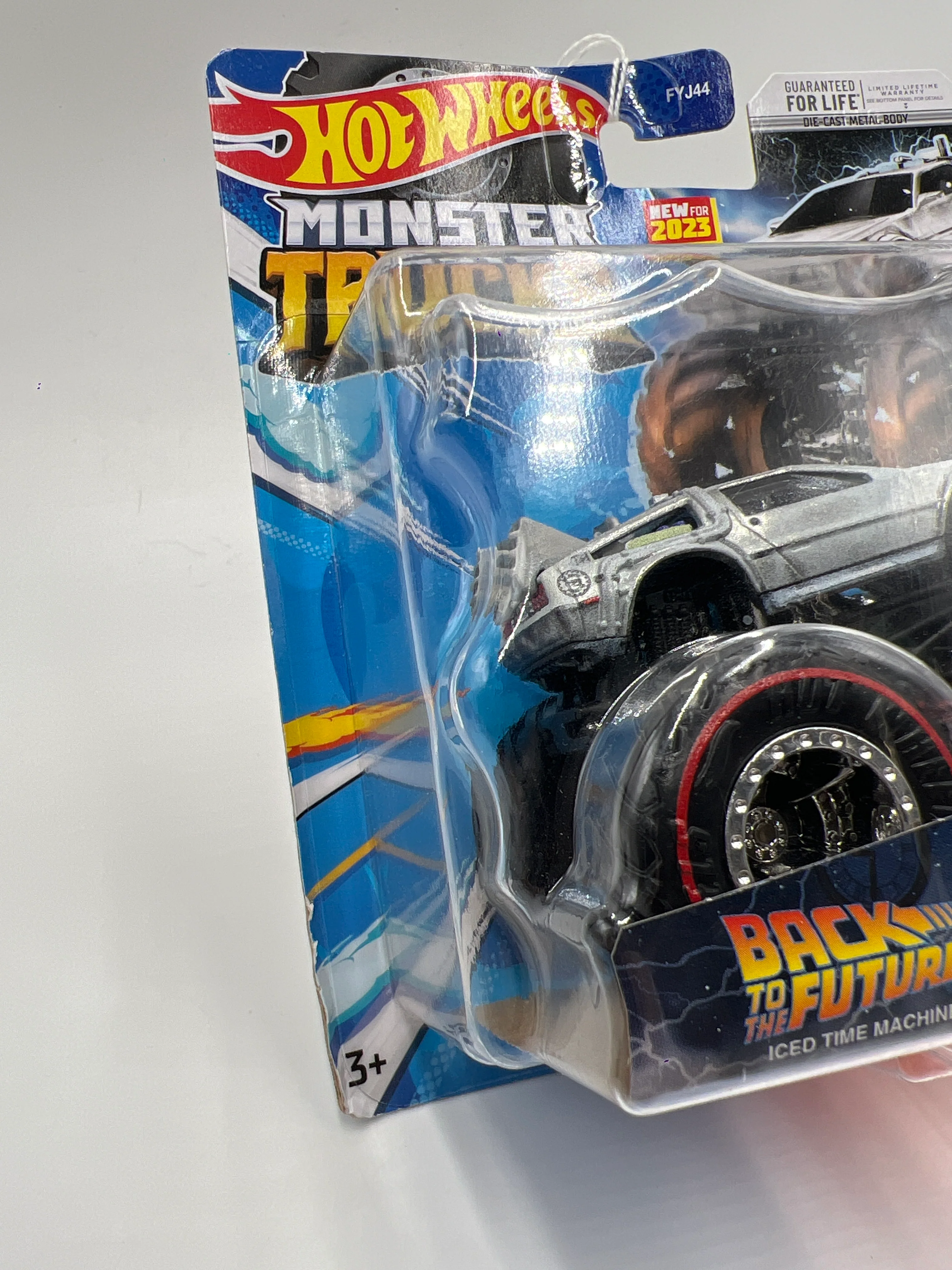 2023 Hot Wheels Monster Trucks Treasure Hunt Back To The Future Iced Time Machine - Image 4