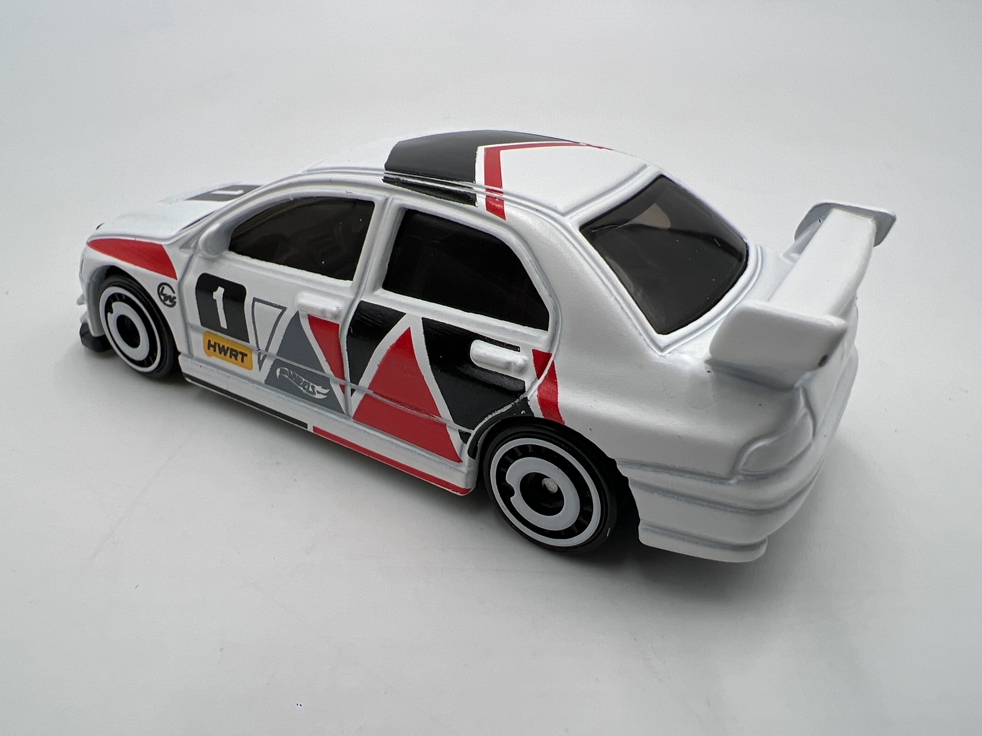 2024 Hot Wheels Mystery Models Series 1 #1 Chase Mitsubishi Lancer Evolution ix White - Image 3