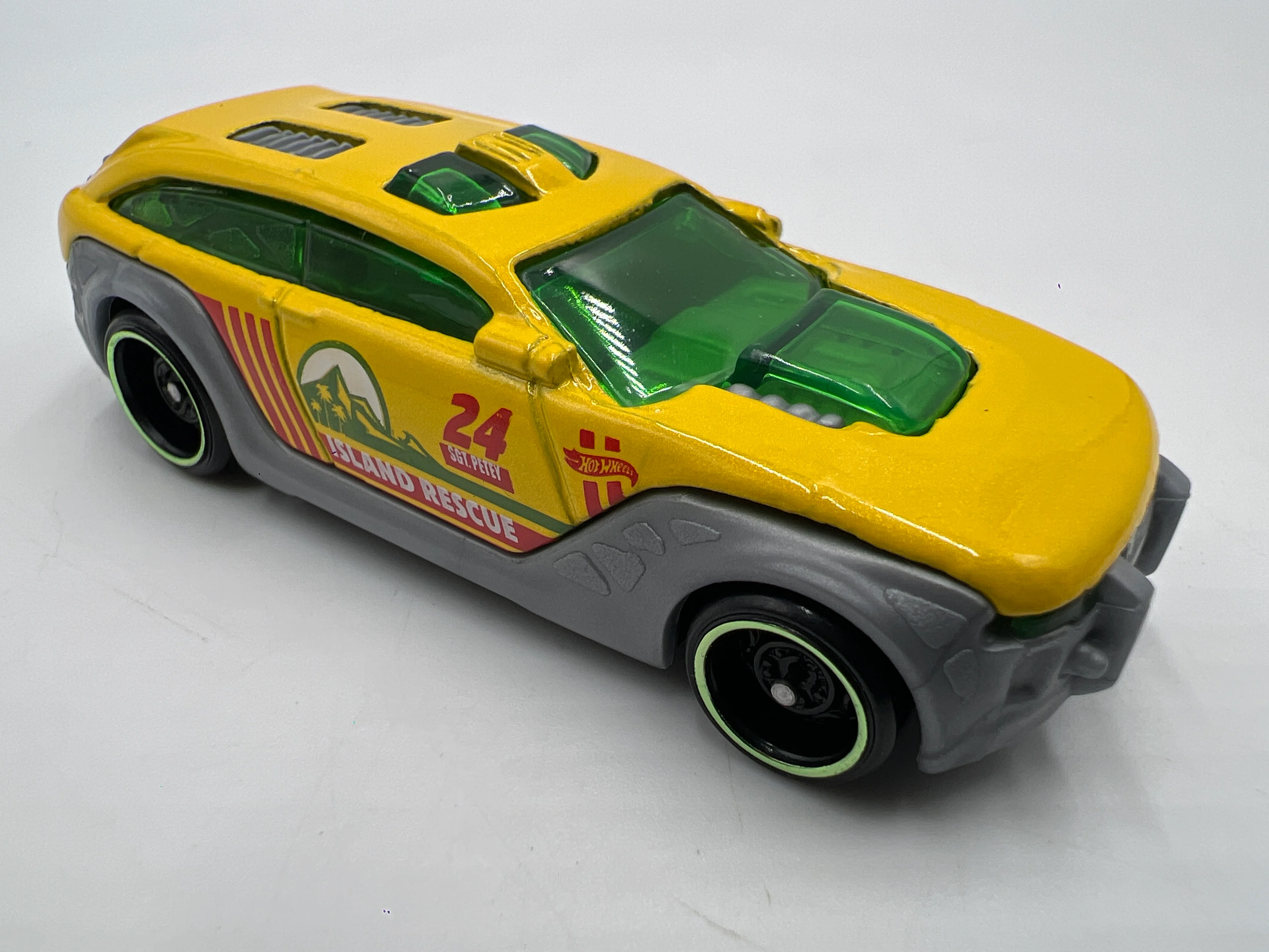 2023 Hot Wheels Mystery Models Series 2 #6 HW Pursuit Yellow - Image 2