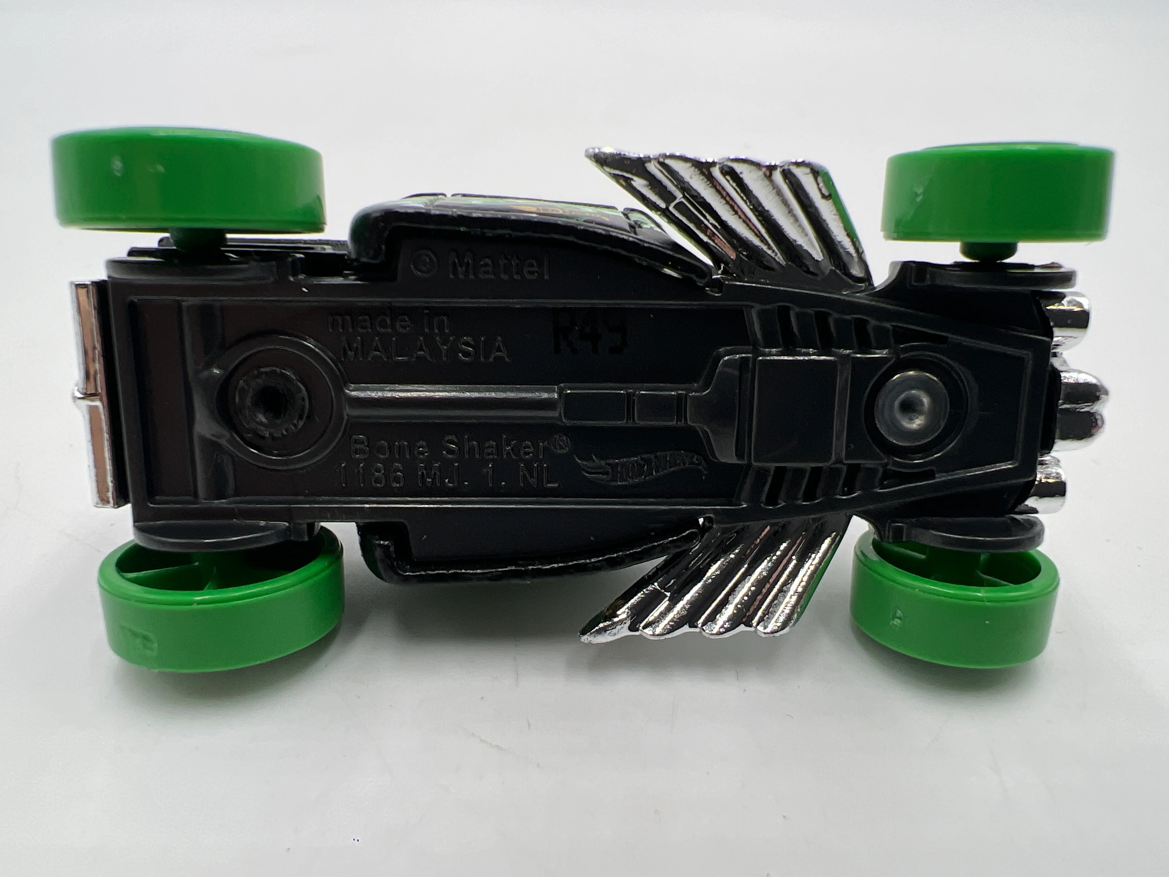 2023 Hot Wheels Mystery Models Series 2 #4 Bone Shaker Black/Green - Image 6