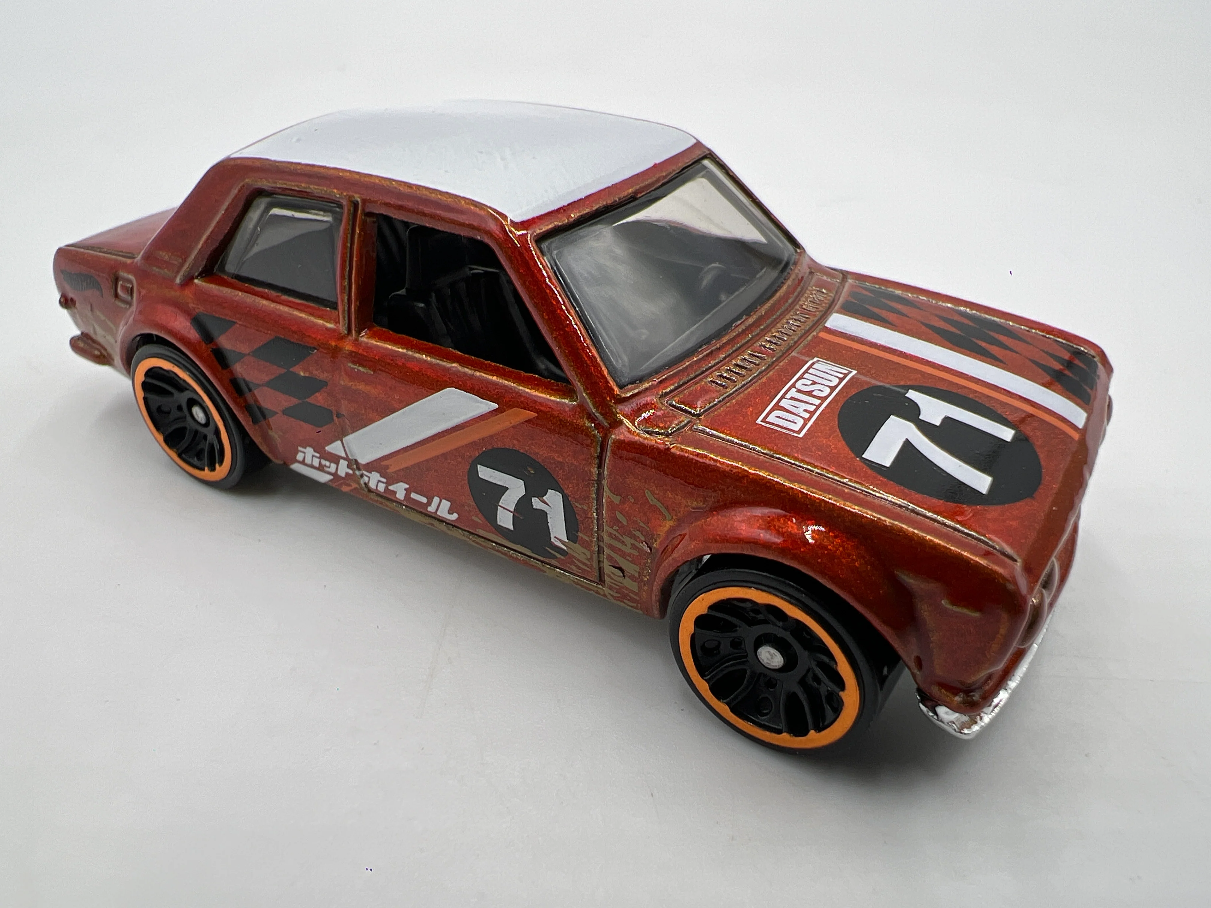 2023 Hot Wheels Mystery Models Series 3 #1 Chase Datsun Bluebird 510 Orange - Image 2