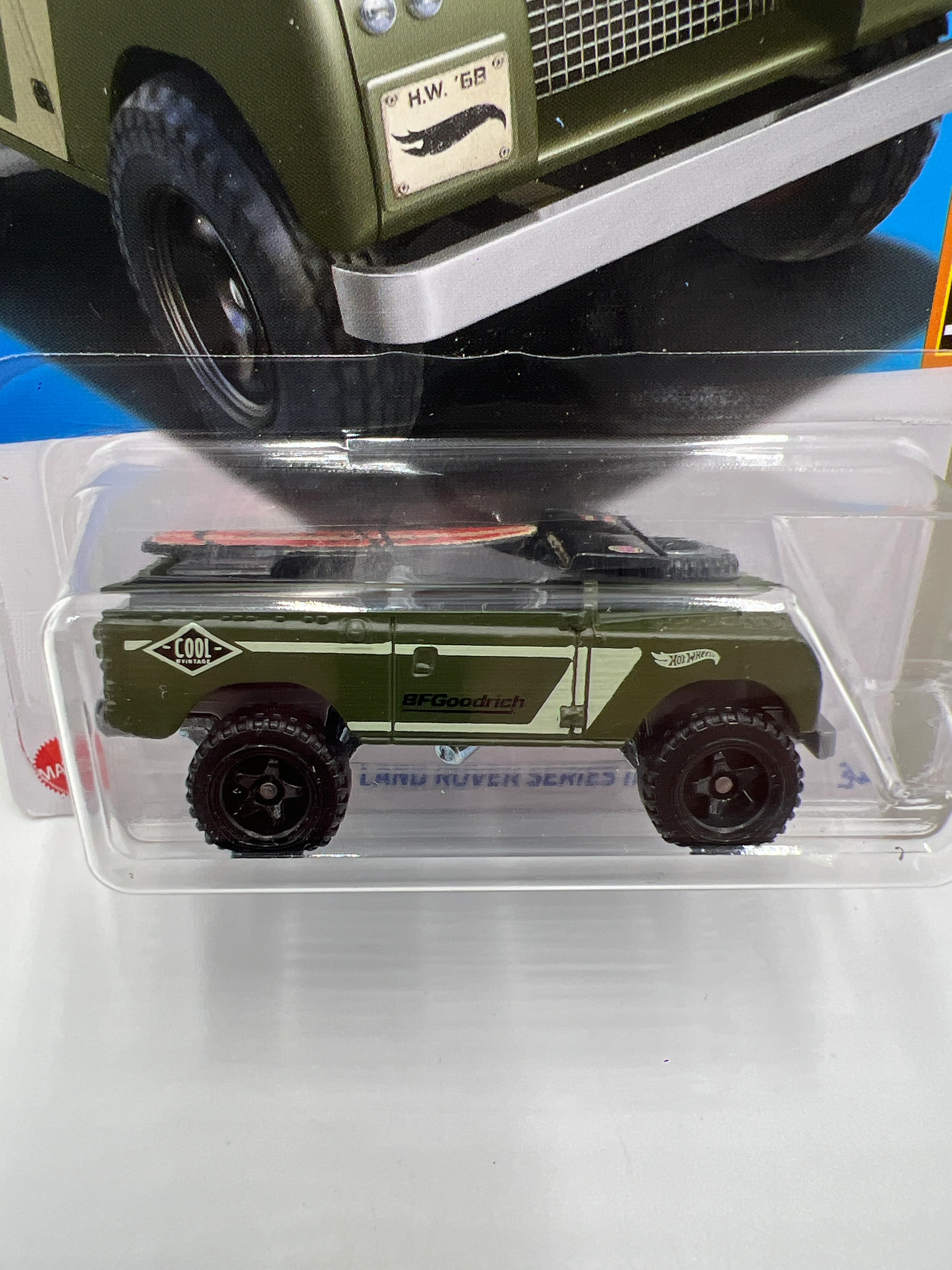 2023 Hot Wheels Baja Blazers #242 Land Rover Series II Green 62C - Image 2