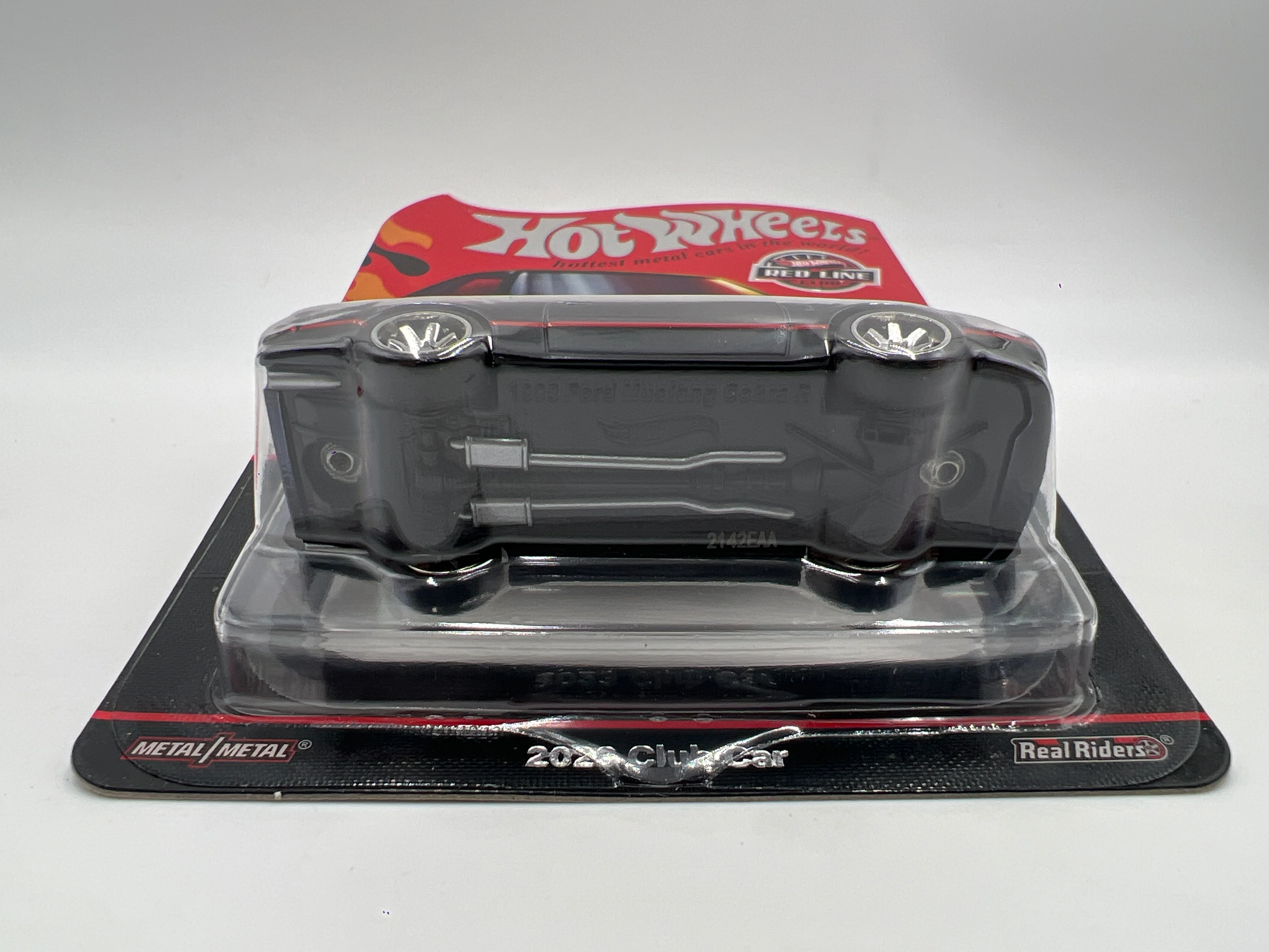 2023 Hot Wheels RLC Club Exclusive 1993 Ford Mustang Cobra R Black Exclusive W/Patch & Pin - Image 5