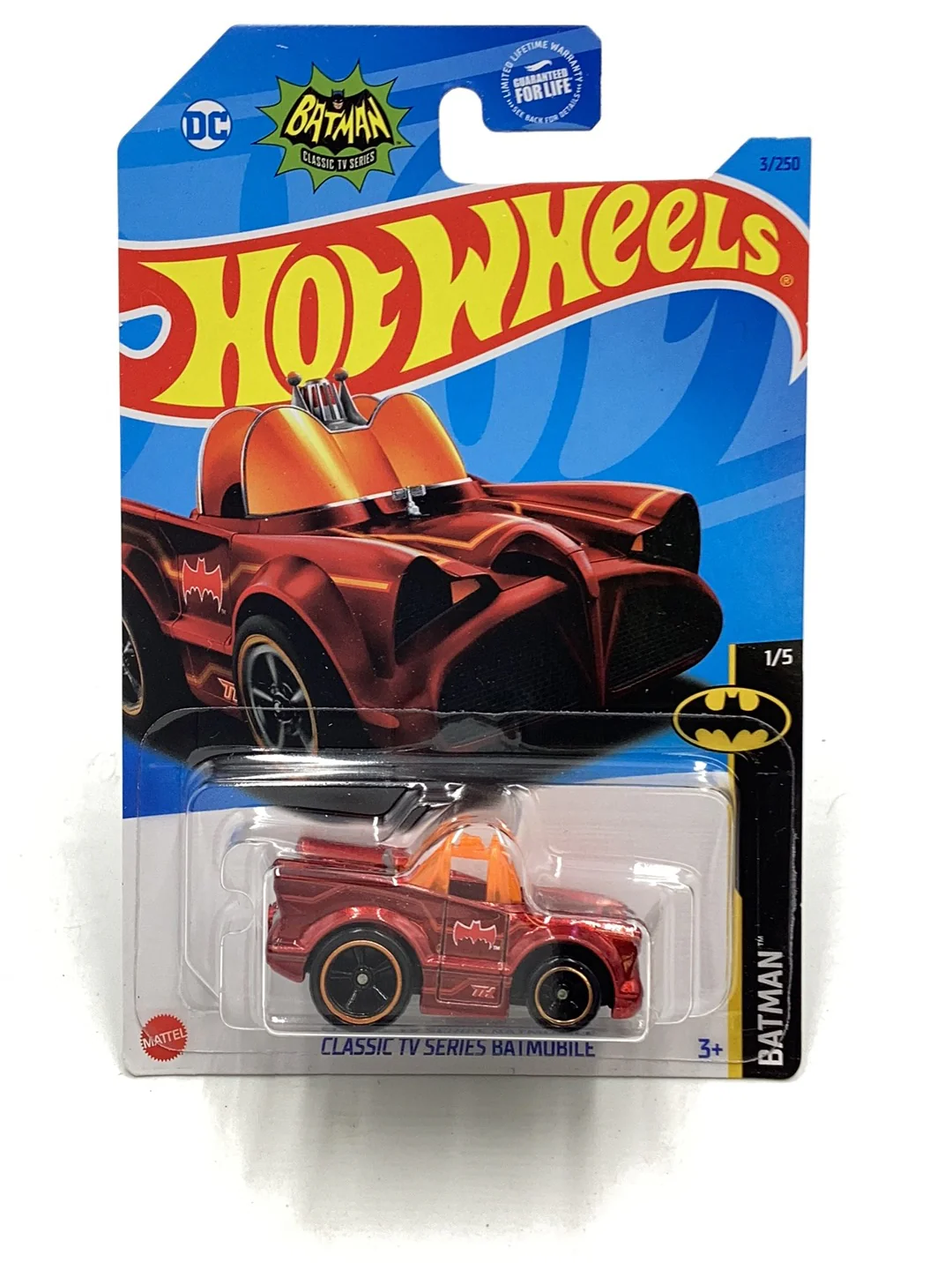 2023 hot wheels Super Treasure hunt #3 Classic TV Series Batmobile with Protector - Image 2
