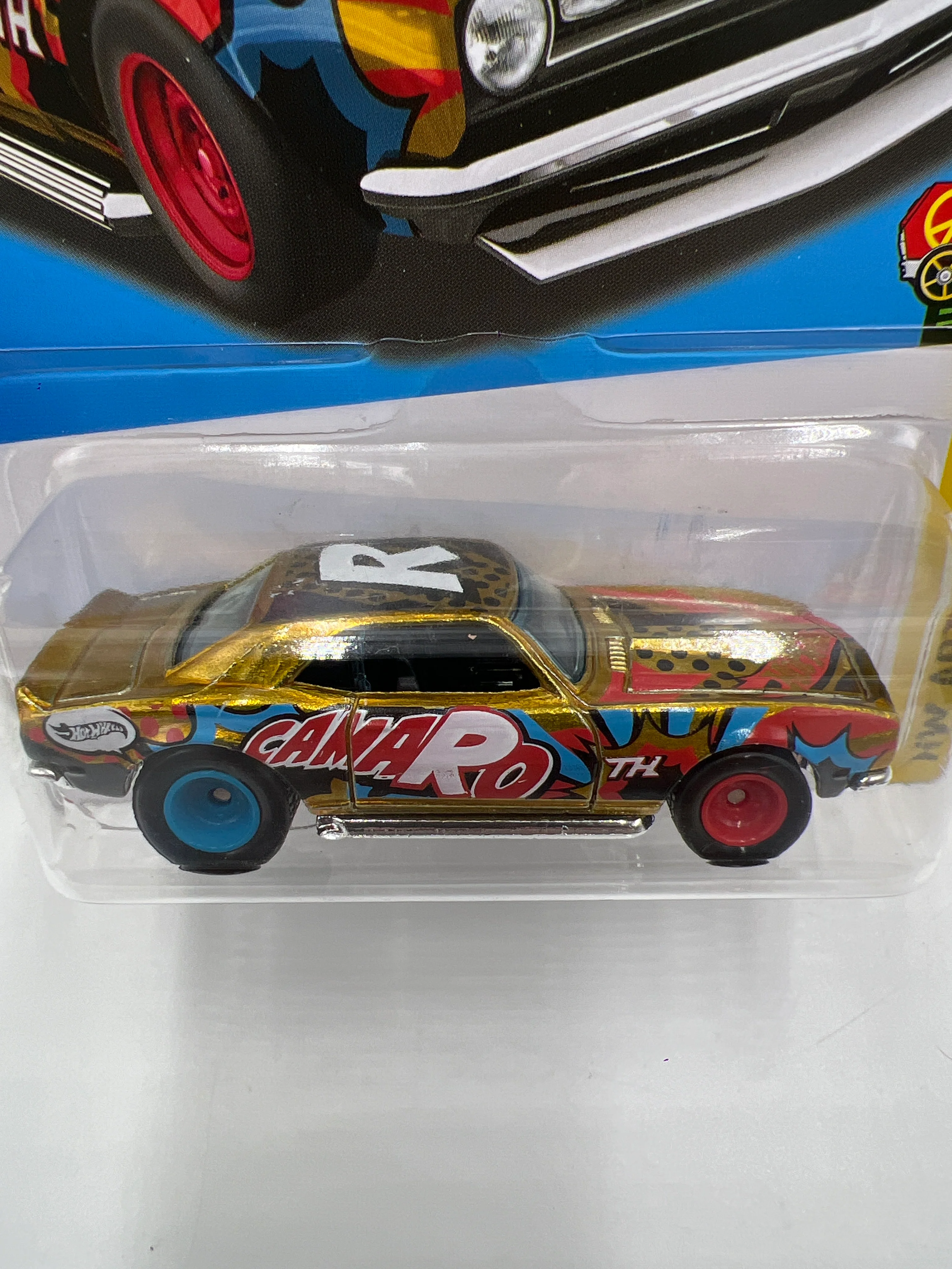 2023 Hot Wheels Super Treasure Hunt #63 68 Copo Camaro W/ Protector - Image 3