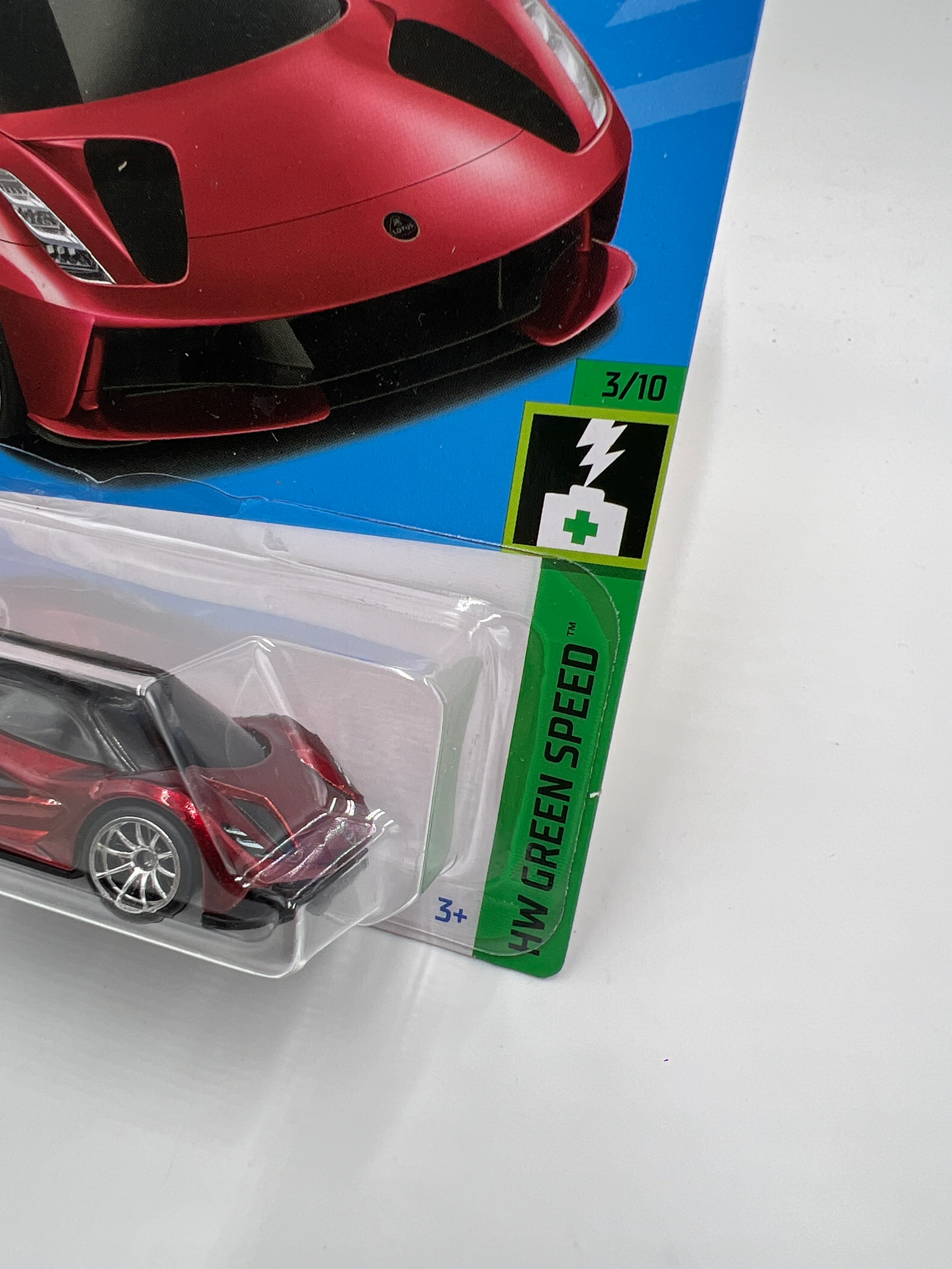 2023 Hot Wheels Factory Sealed Super Treasure Hunt #84 Lotus Evija Red W/Protector - Image 3