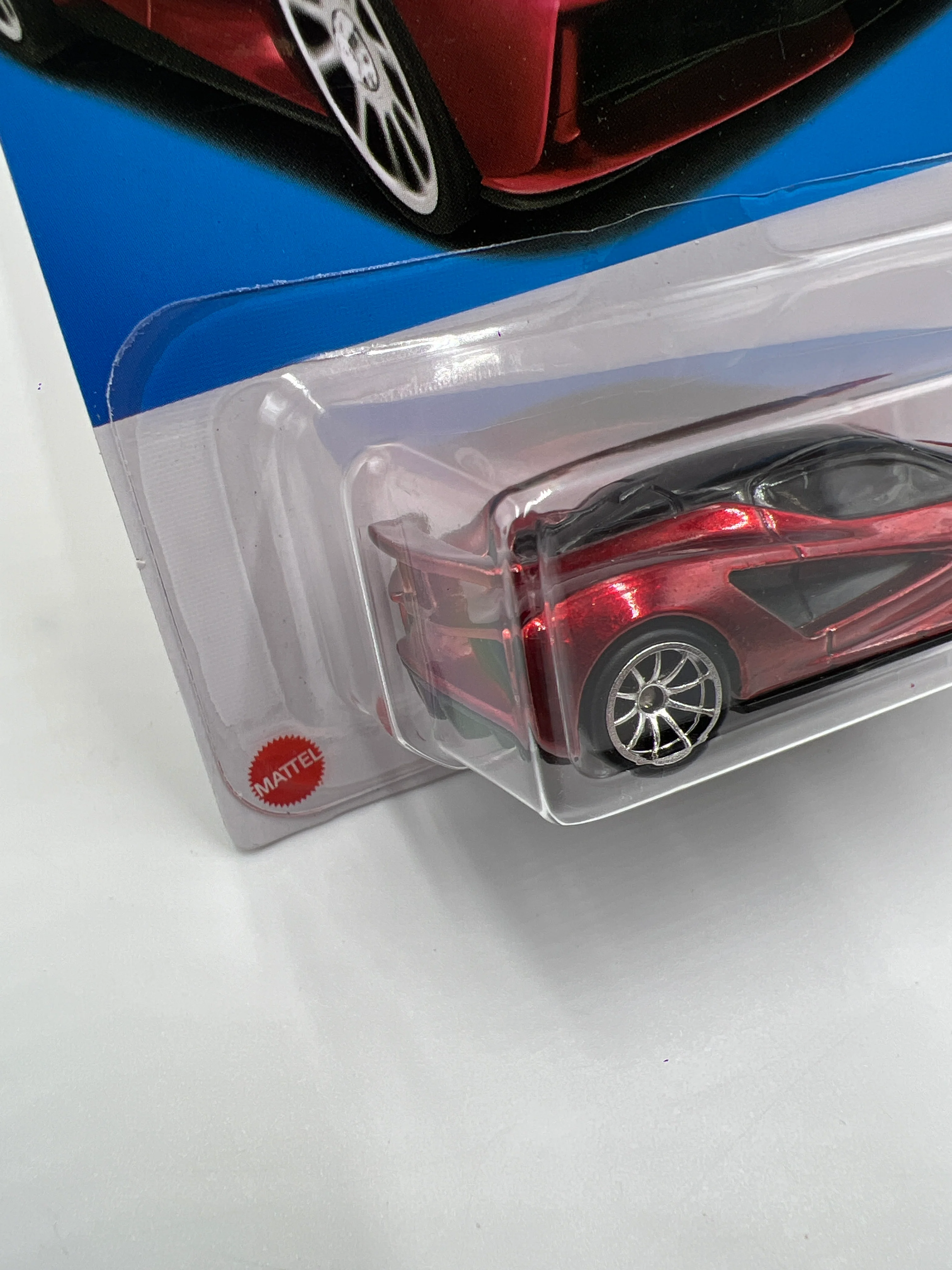 2023 Hot Wheels Super Treasure Hunt #84 Lotus Evija Red W/Protector - Image 5