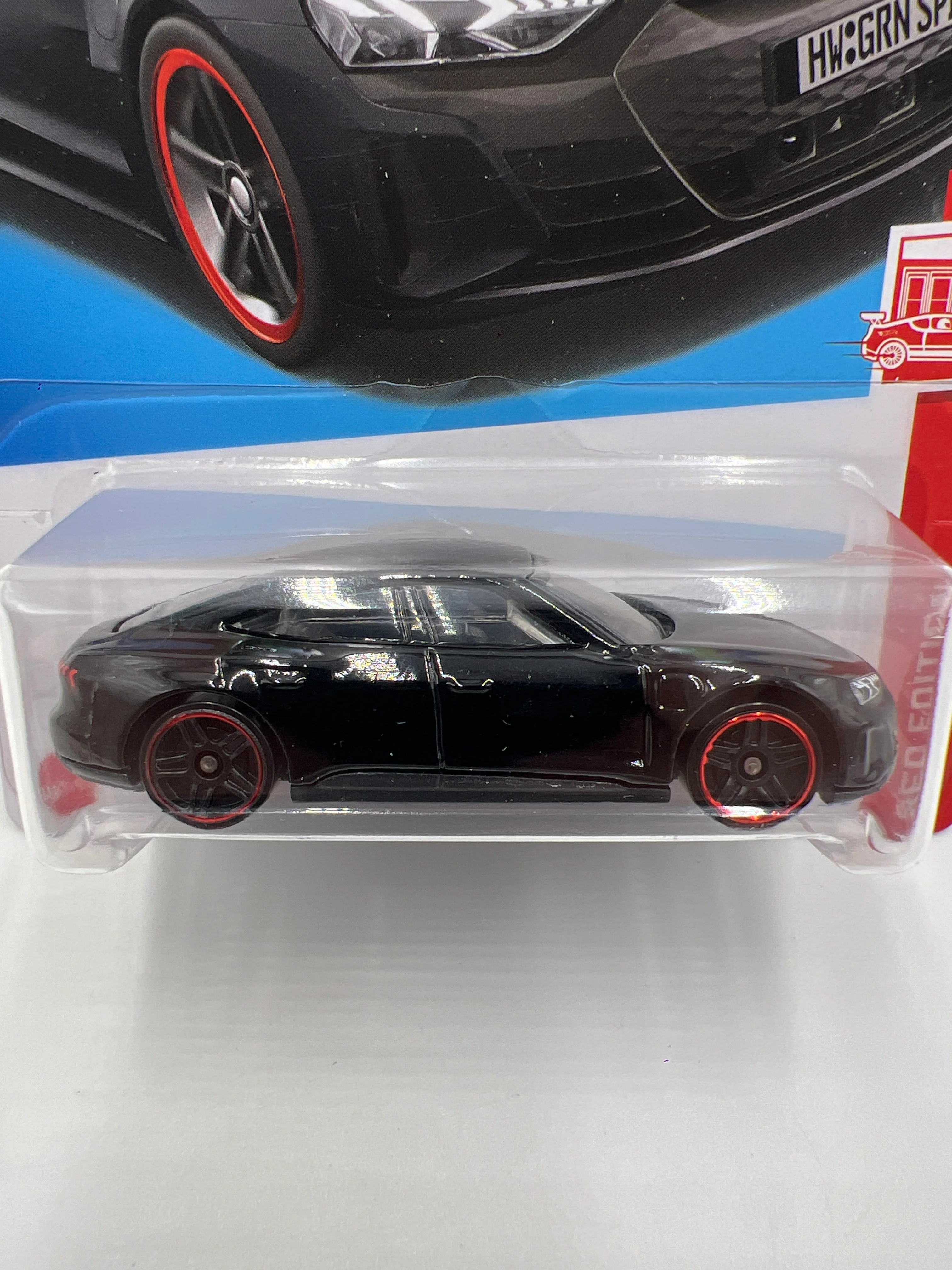 2023 Hot Wheels Target Exclusive Red Edition #109 Audi RS E-Tron GT Black 103E - Image 2
