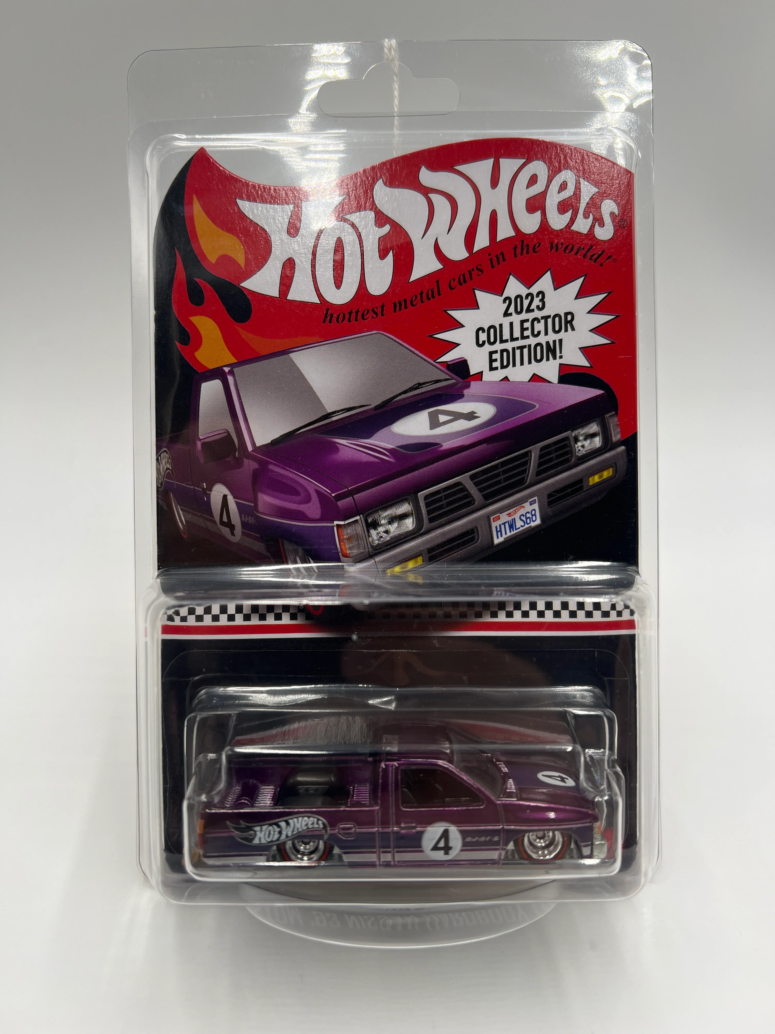 2023 Hot Wheels Target Mail In #4 Custom 93 Nissan Hardbody D21 Purple W/ Protector - Image 7
