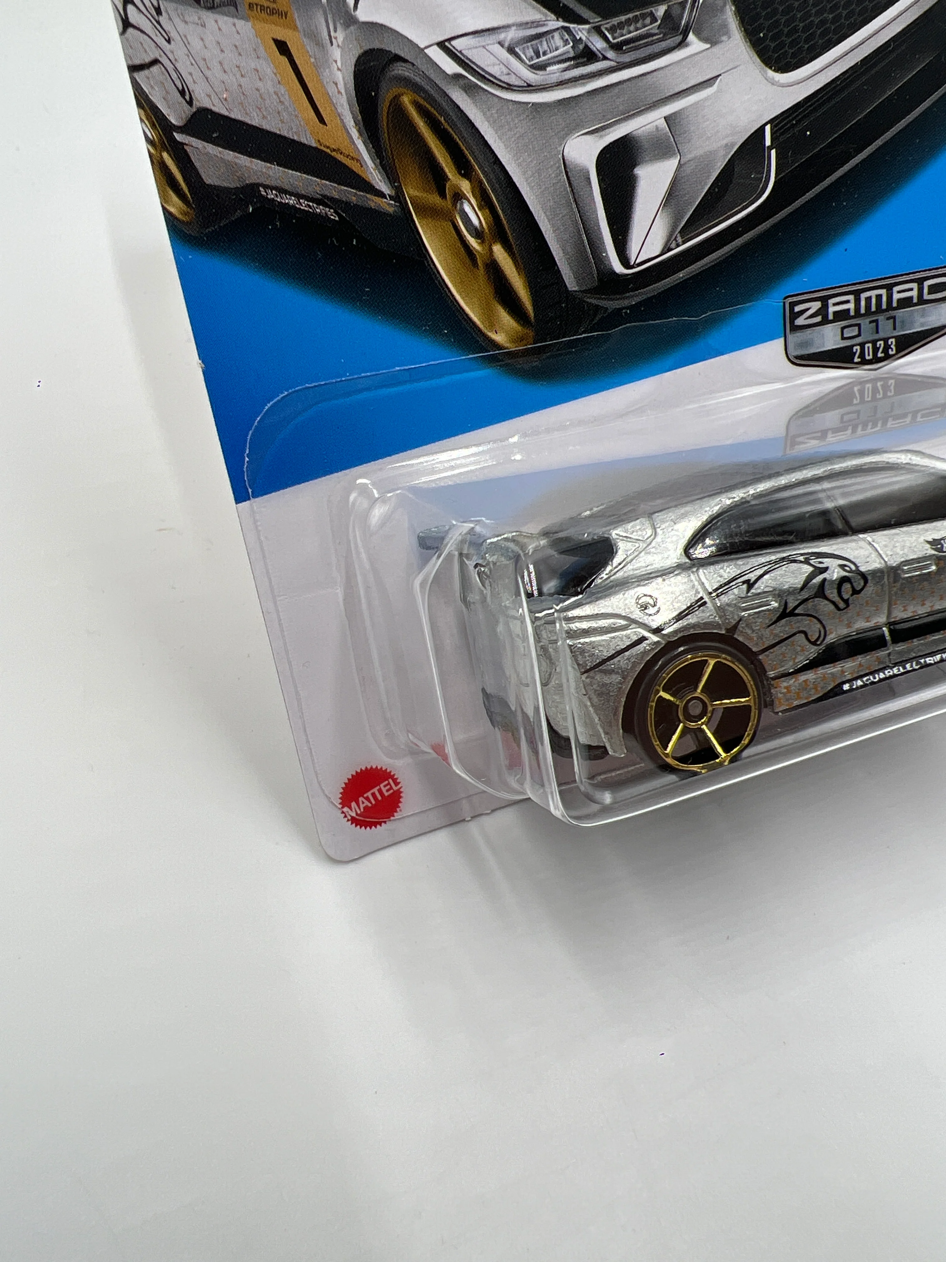 2023 Hot Wheels Walmart Exclusive Zamac 11 #158 Jaguar I-Pace eTrophy 143E - Image 4