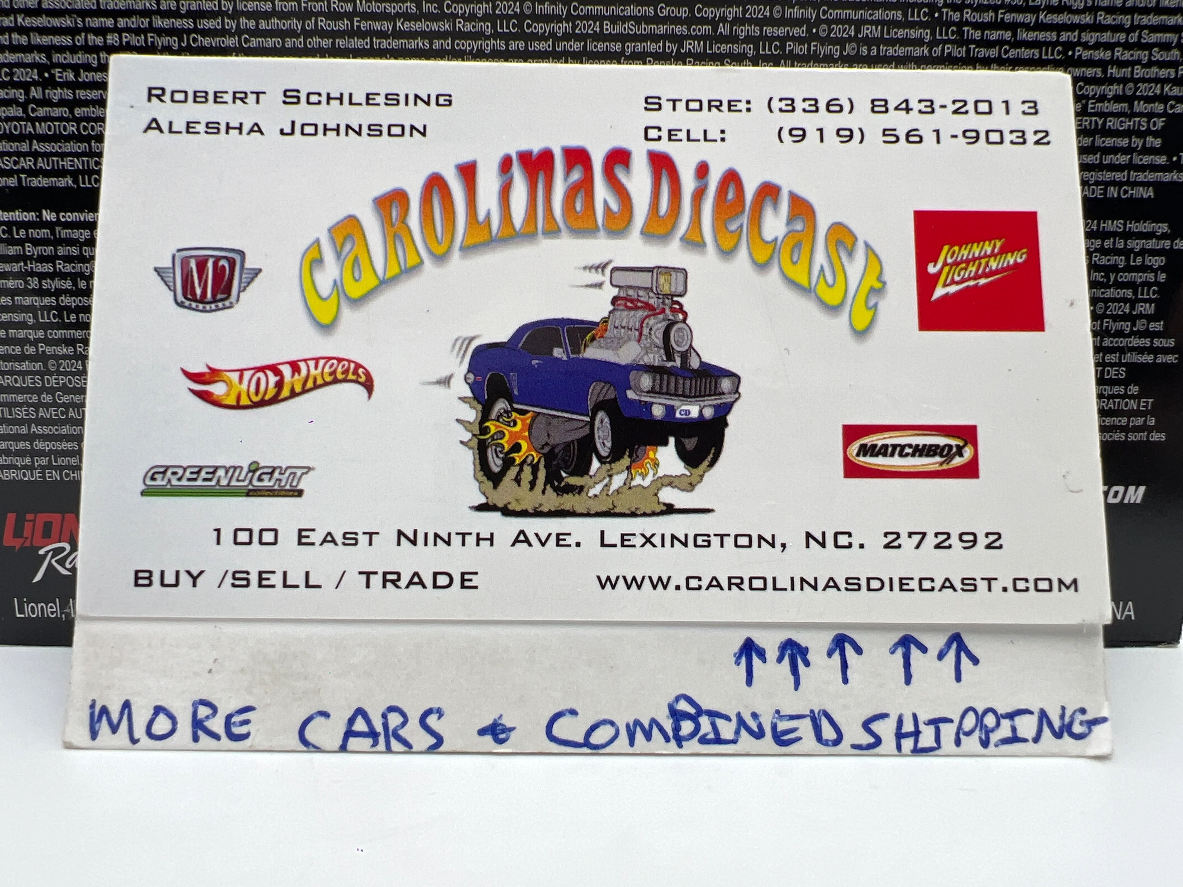 2024 Nascar Authentics Wave 6 #38 Layne Riggs Blue - Image 8