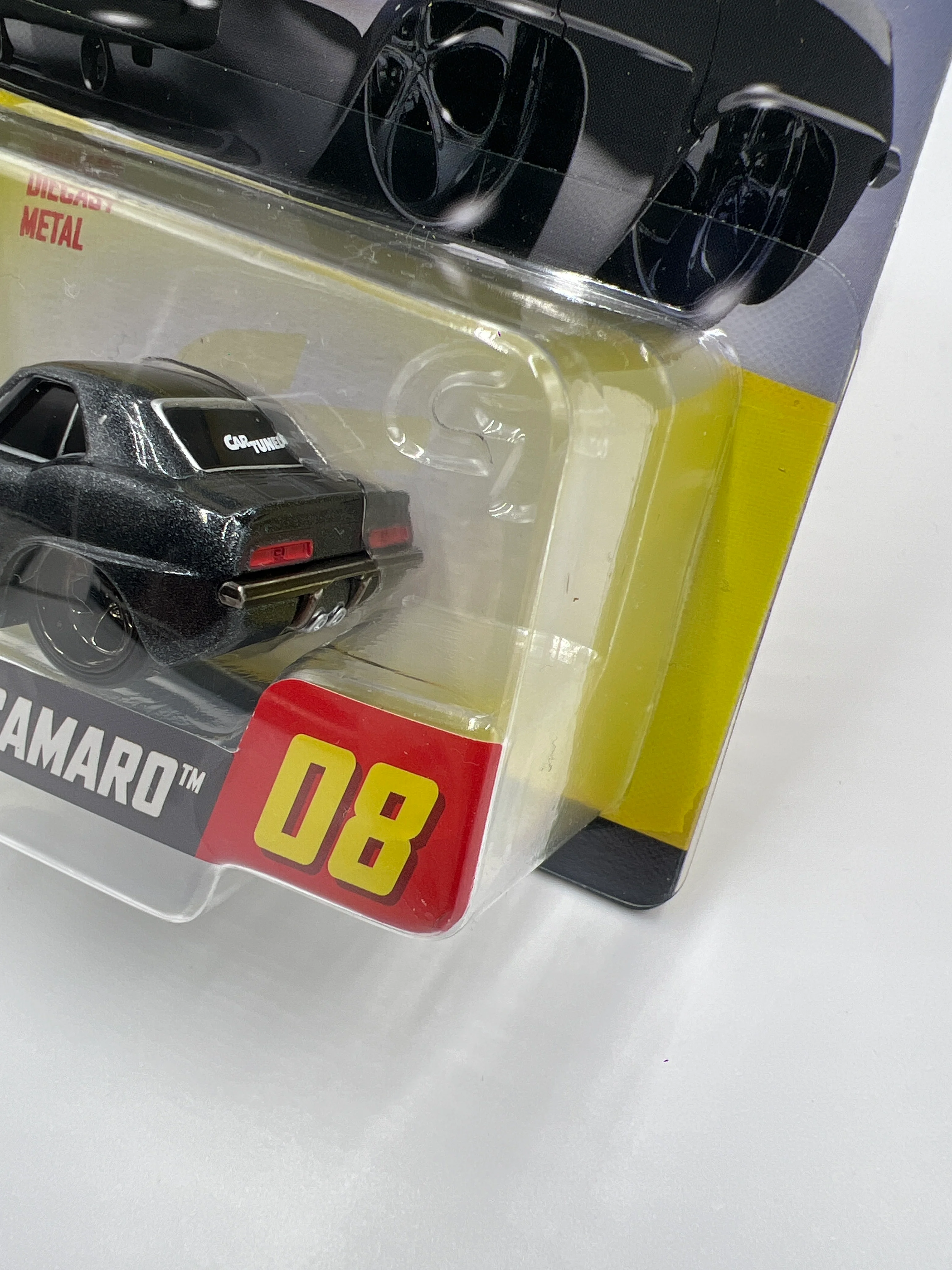 2024 Car Tuned Muscle Cars Series 1 #08 69 Chevy Camaro Black Walgreens Exclusive W/Protector VHTF - Image 4