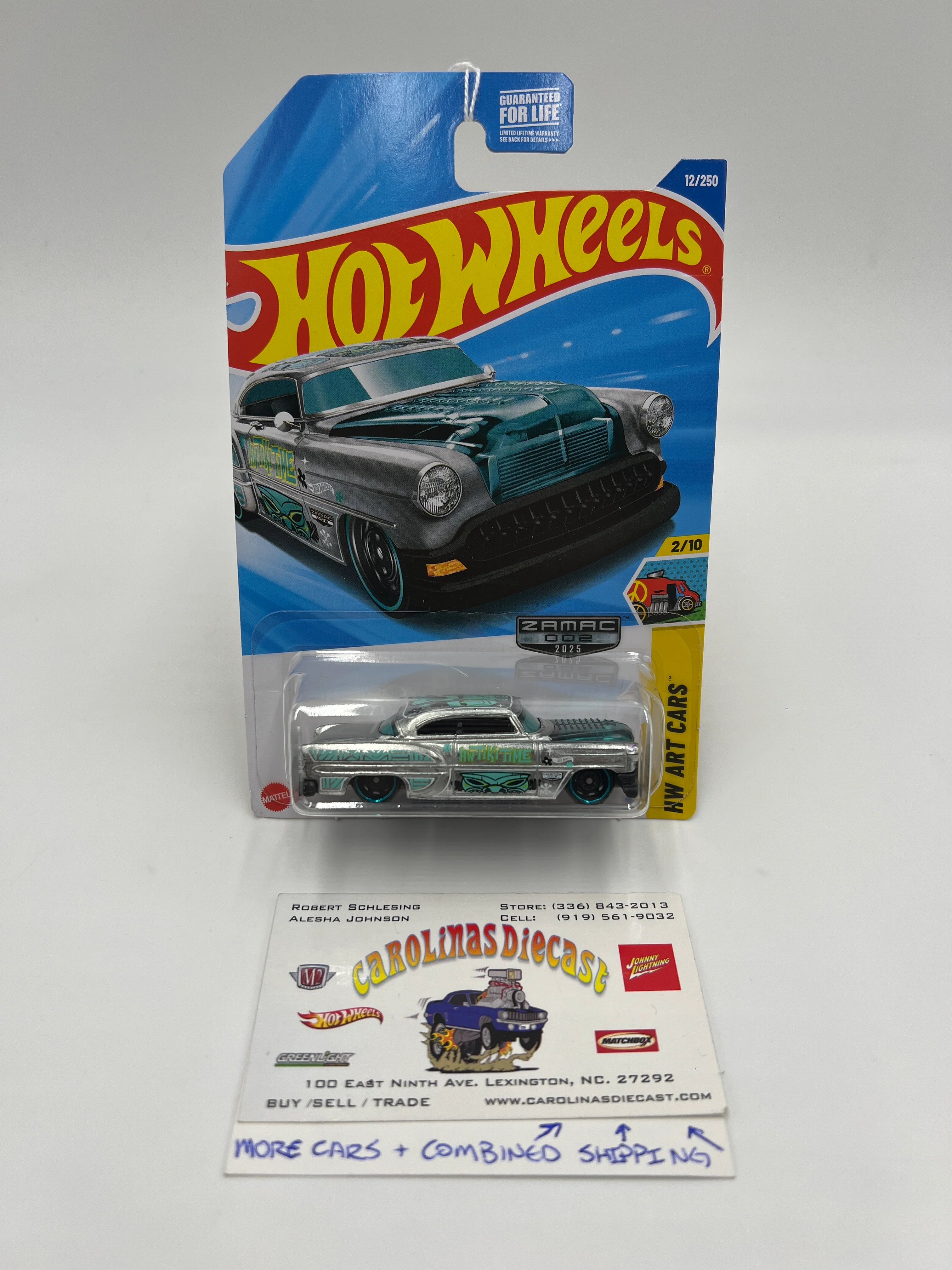 2025 Hot Wheels 002 Zamac #12 Custom 53 Chevy 144D