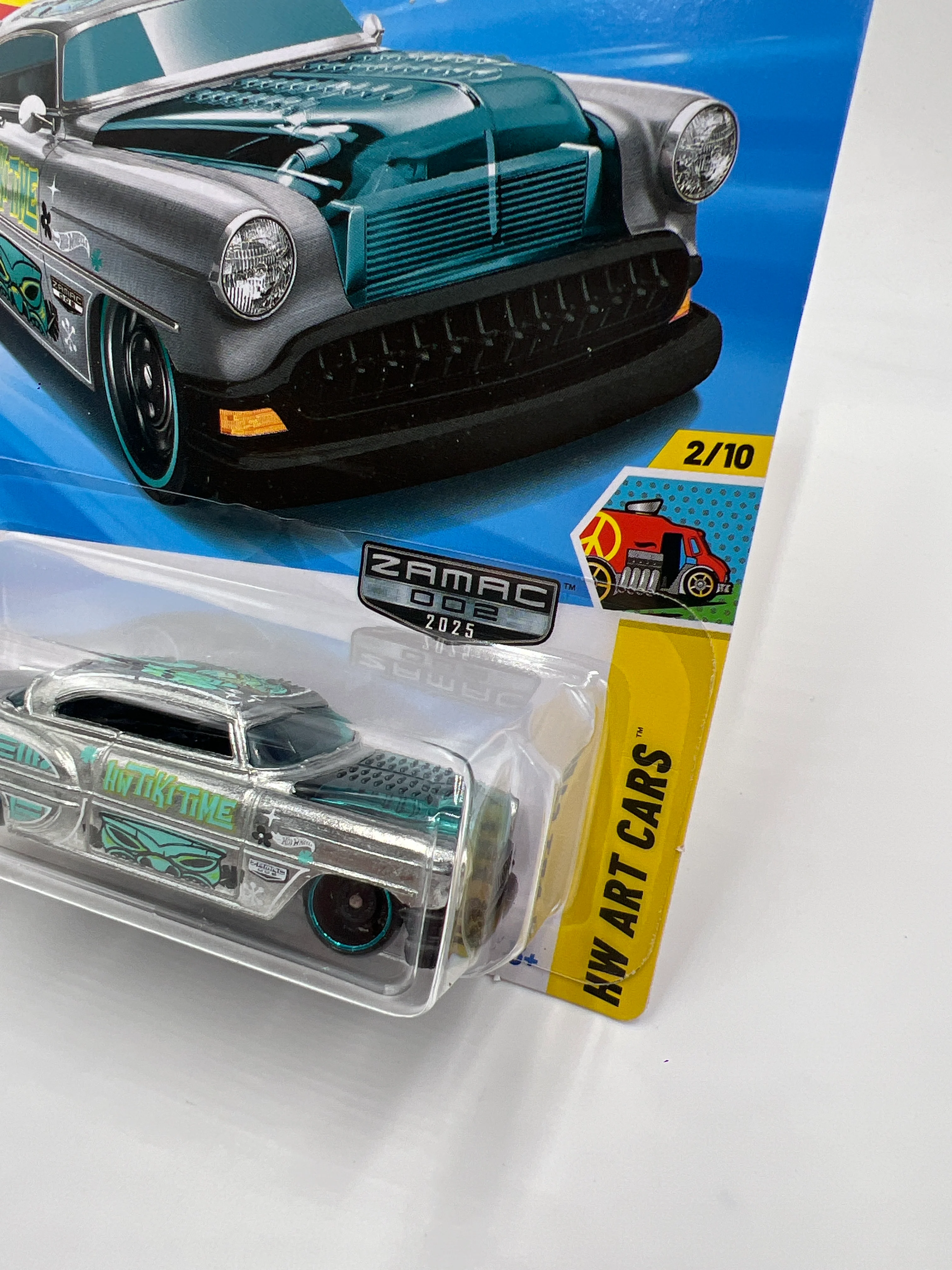 2025 Hot Wheels 002 Zamac #12 Custom 53 Chevy 144D - Image 4