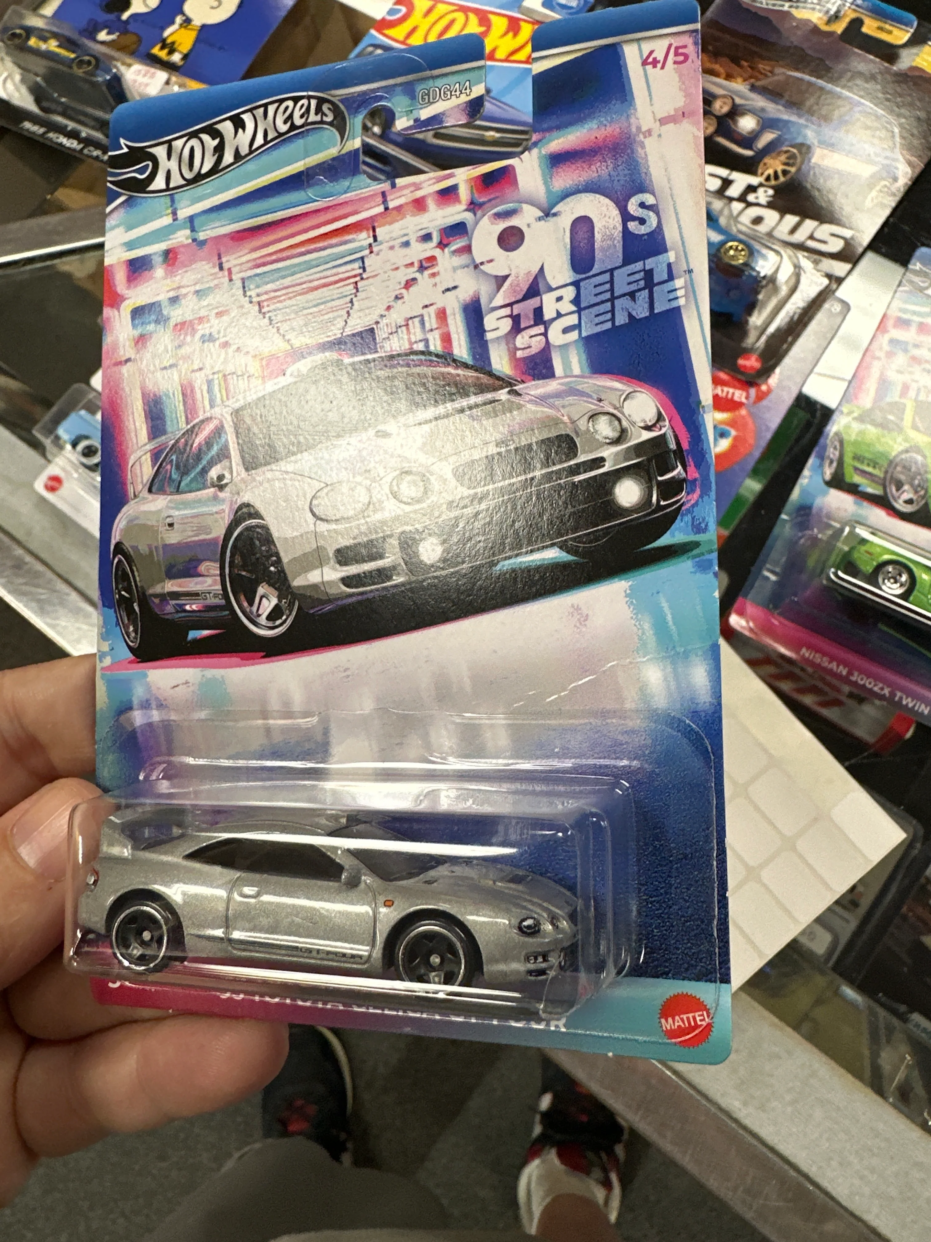 2024 Hot Wheels 90s Street Scene #4 95 Toyota Celica GT-Four Silver see description 161C - Image 7