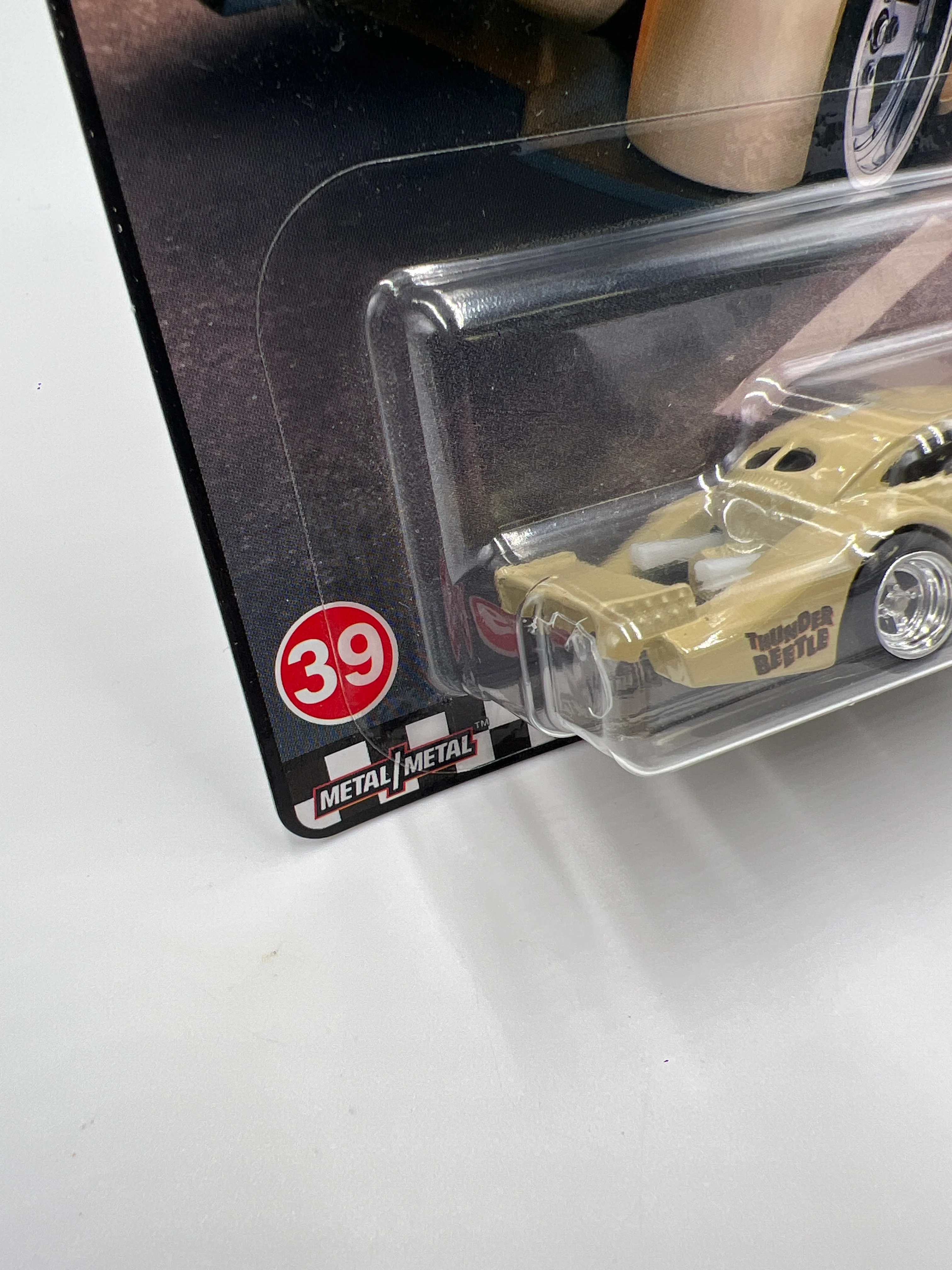 Hot Wheels Boulevard #39 Volkswagen Kafer Racer Tan Cracked Blister 262E - Image 5