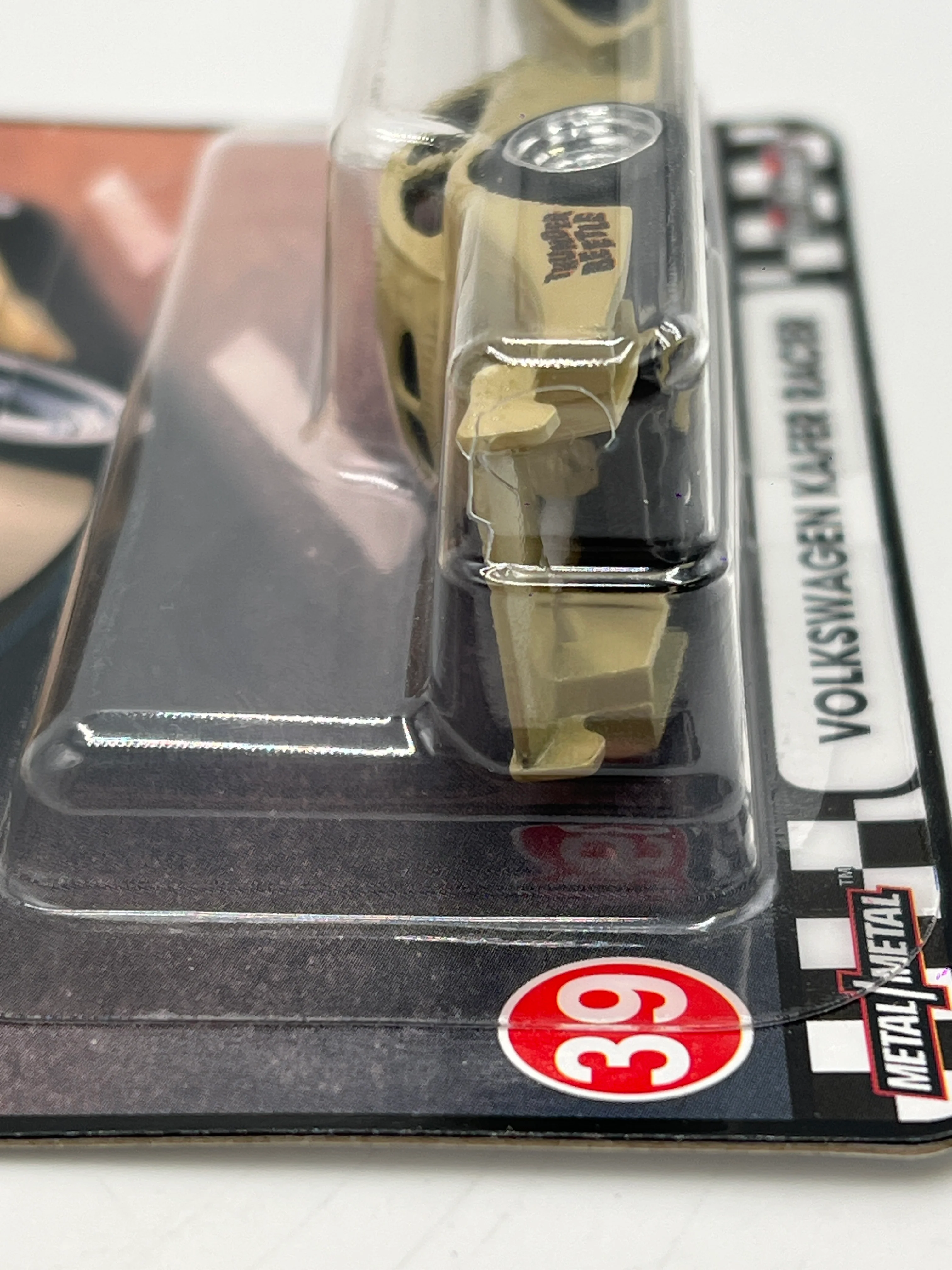Hot Wheels Boulevard #39 Volkswagen Kafer Racer Tan Cracked Blister 262E - Image 6
