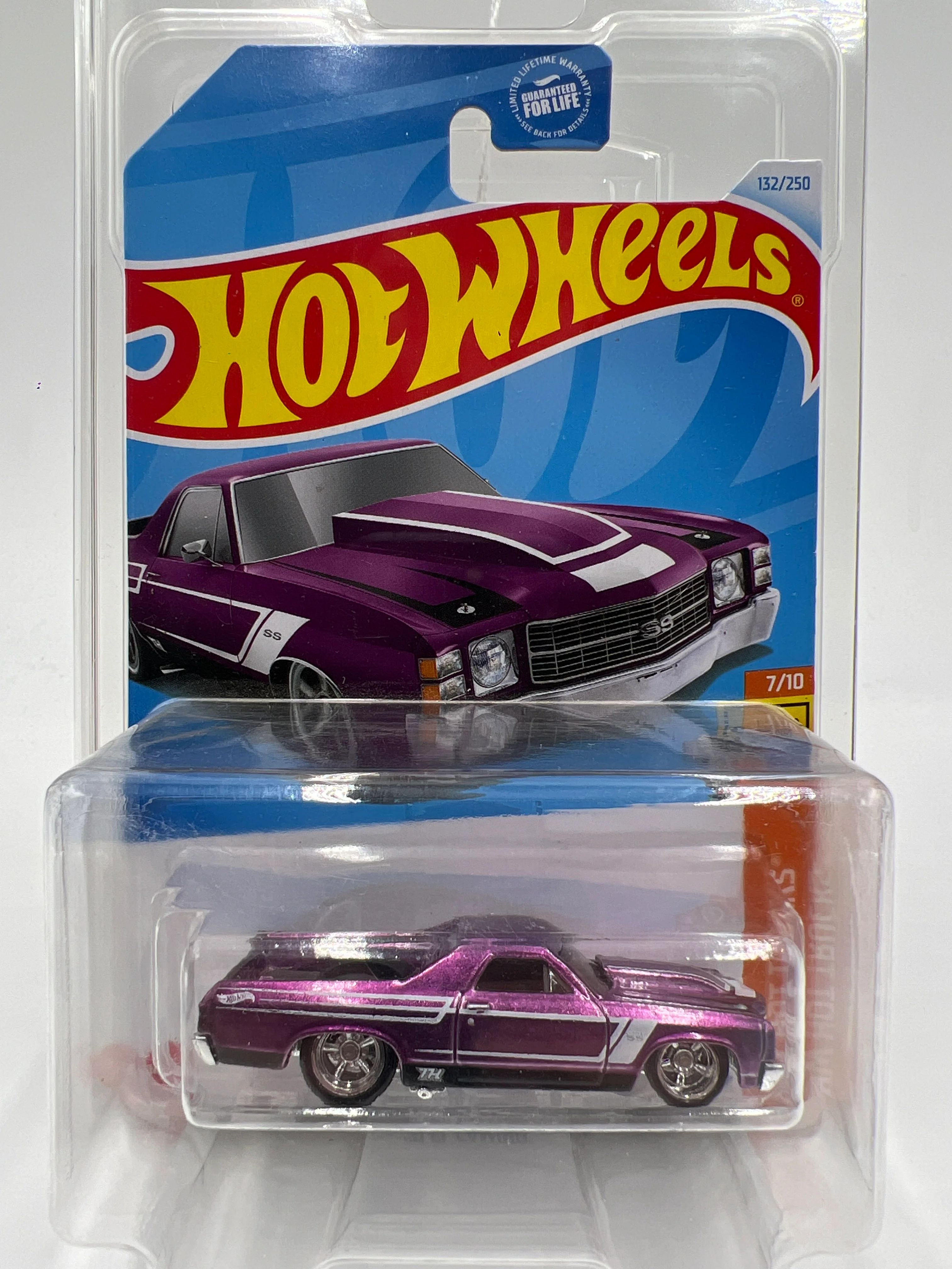 2024 Hot Wheels F Case Super Treasure Hunt #132 72 El Camino Purple W/Protector #2 - Image 8