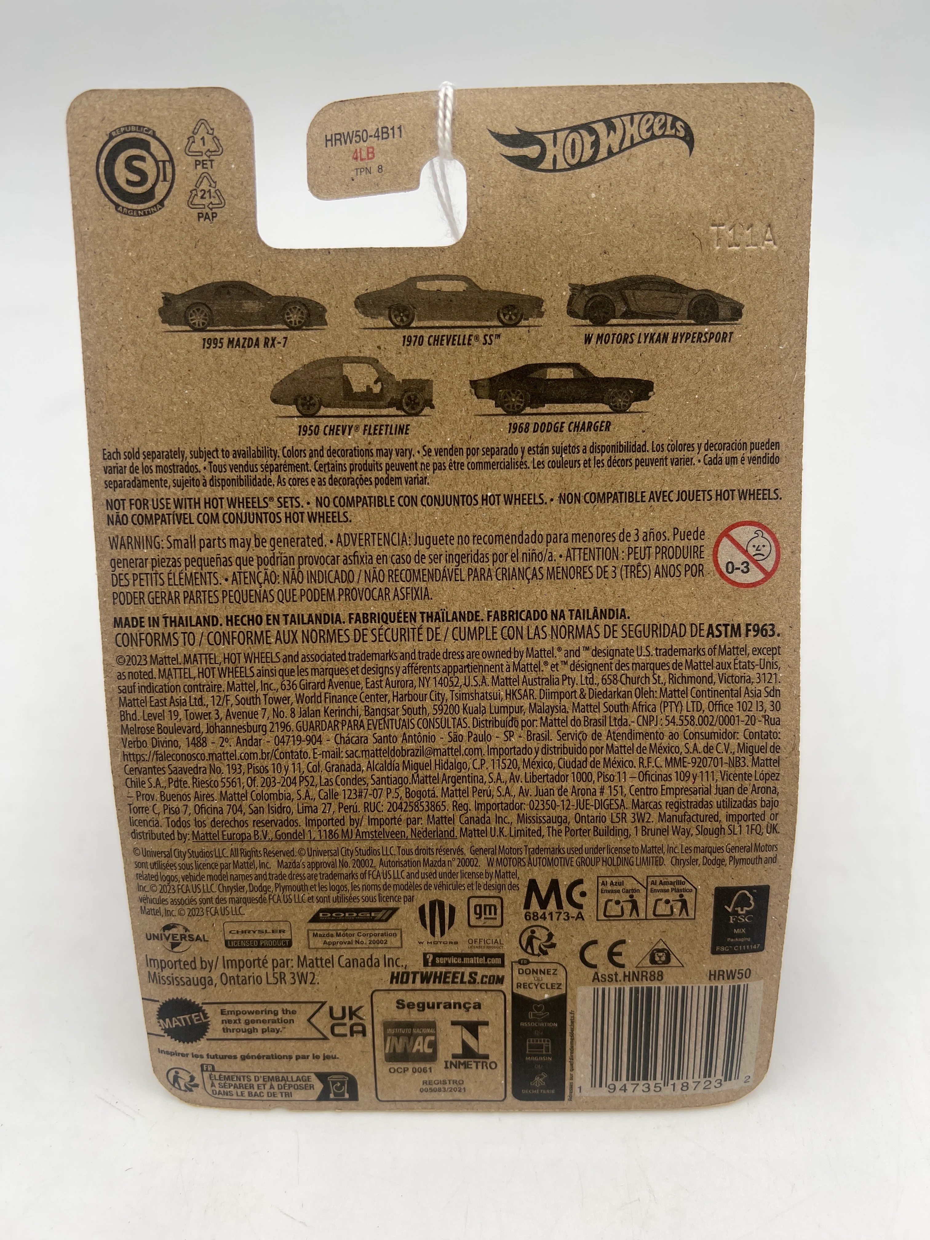 2024 Hot Wheels Fast & Furious Dominic Toretto 1968 Dodge Charger 5/5 70D - Image 6