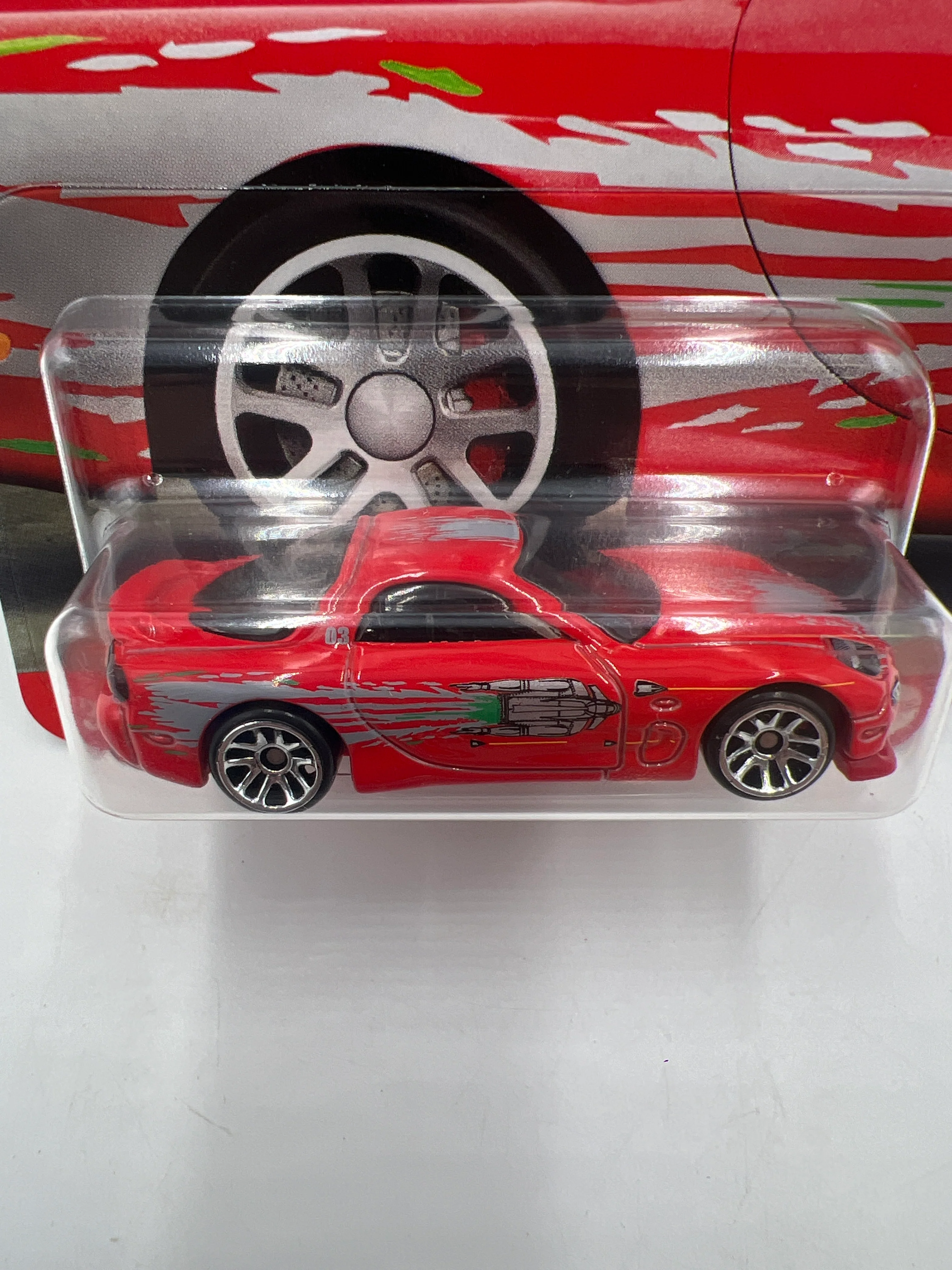 2024 Hot Wheels Fast & Furious Dominic Toretto 1995 Mazda RX-7 1/5 73B - Image 2
