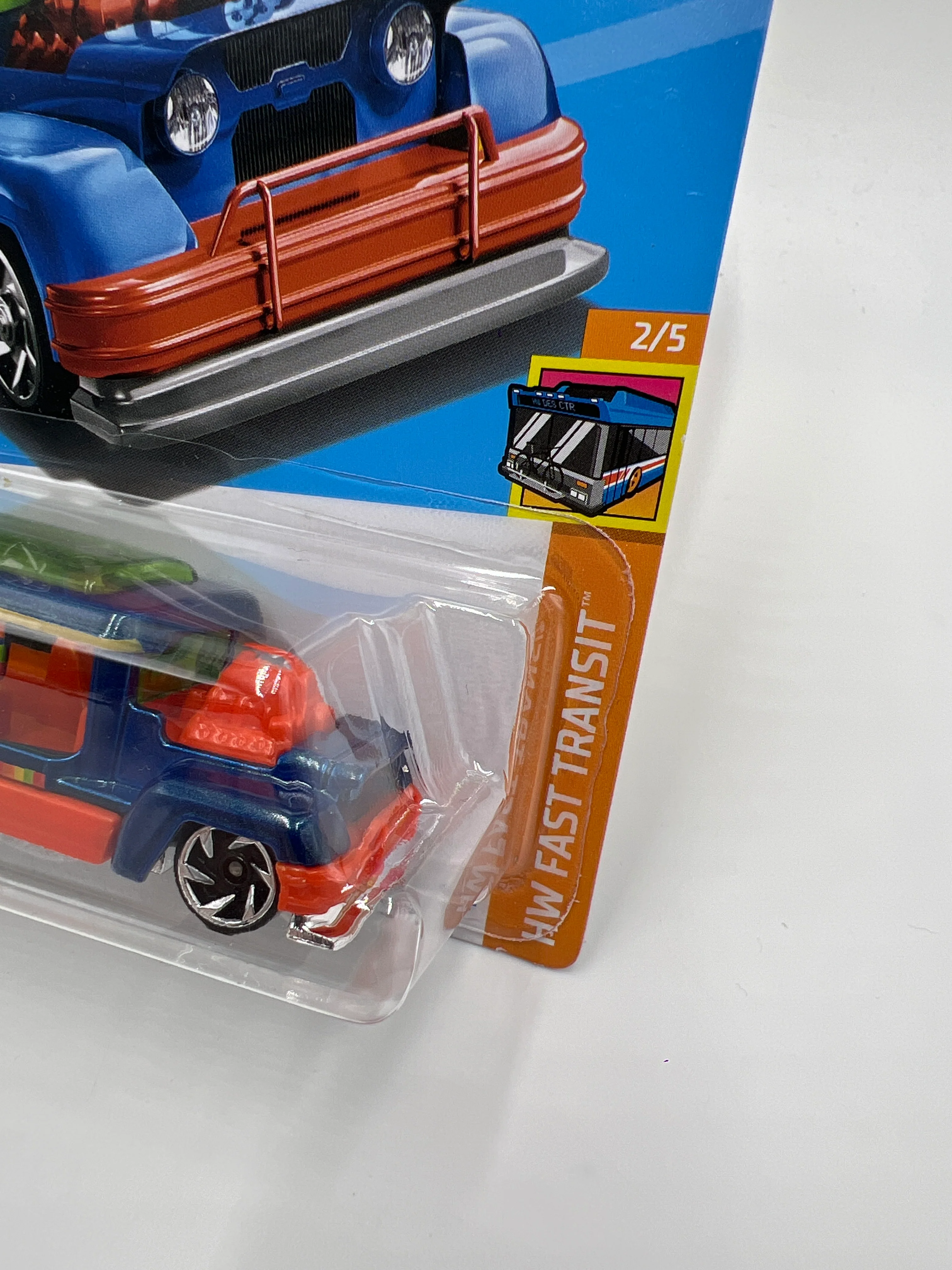 2024 Hot Wheels Fast Transit #30 Road Bandit Blue VV2 - Image 3