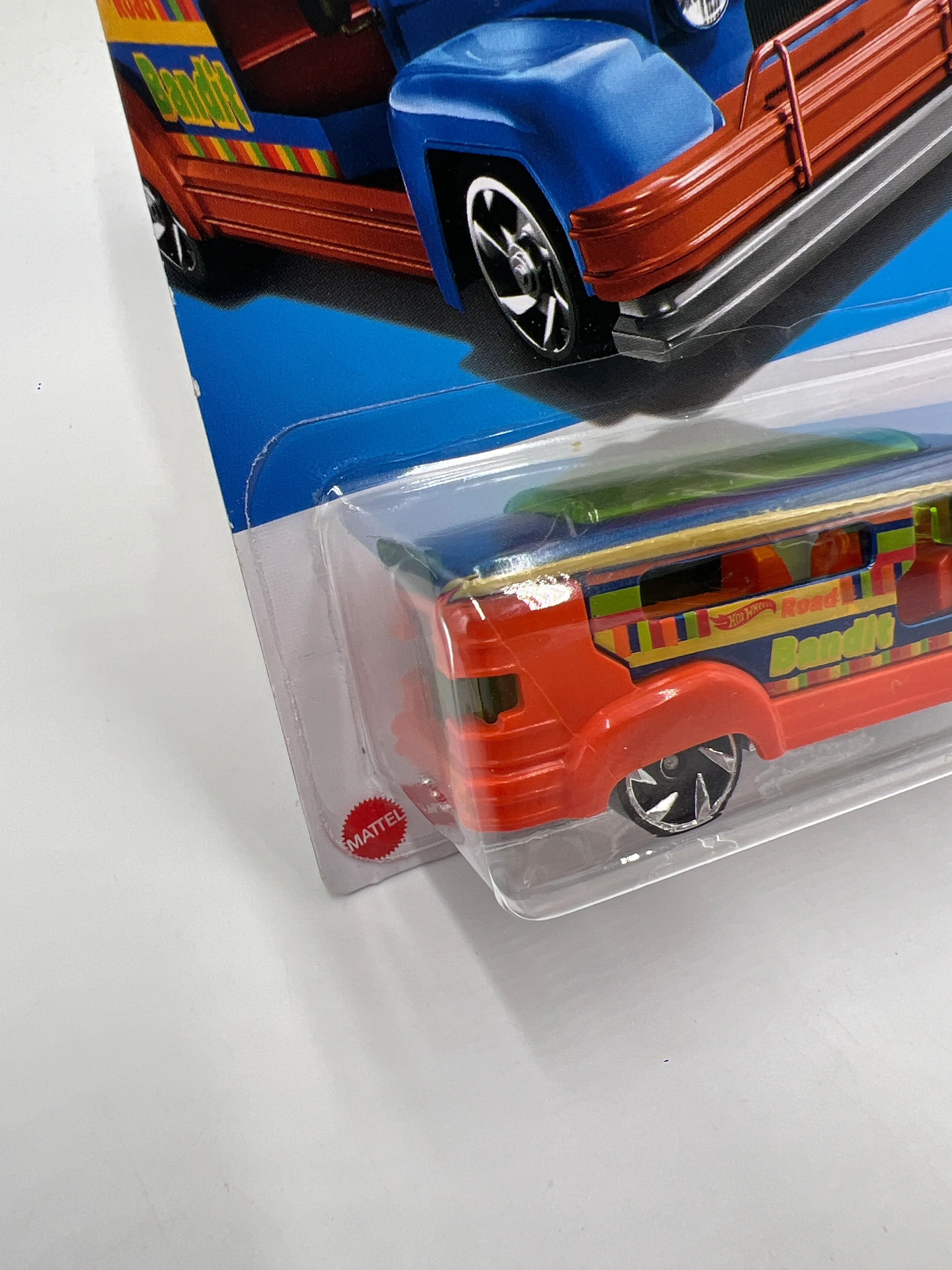 2024 Hot Wheels Fast Transit #30 Road Bandit Blue VV2 - Image 4