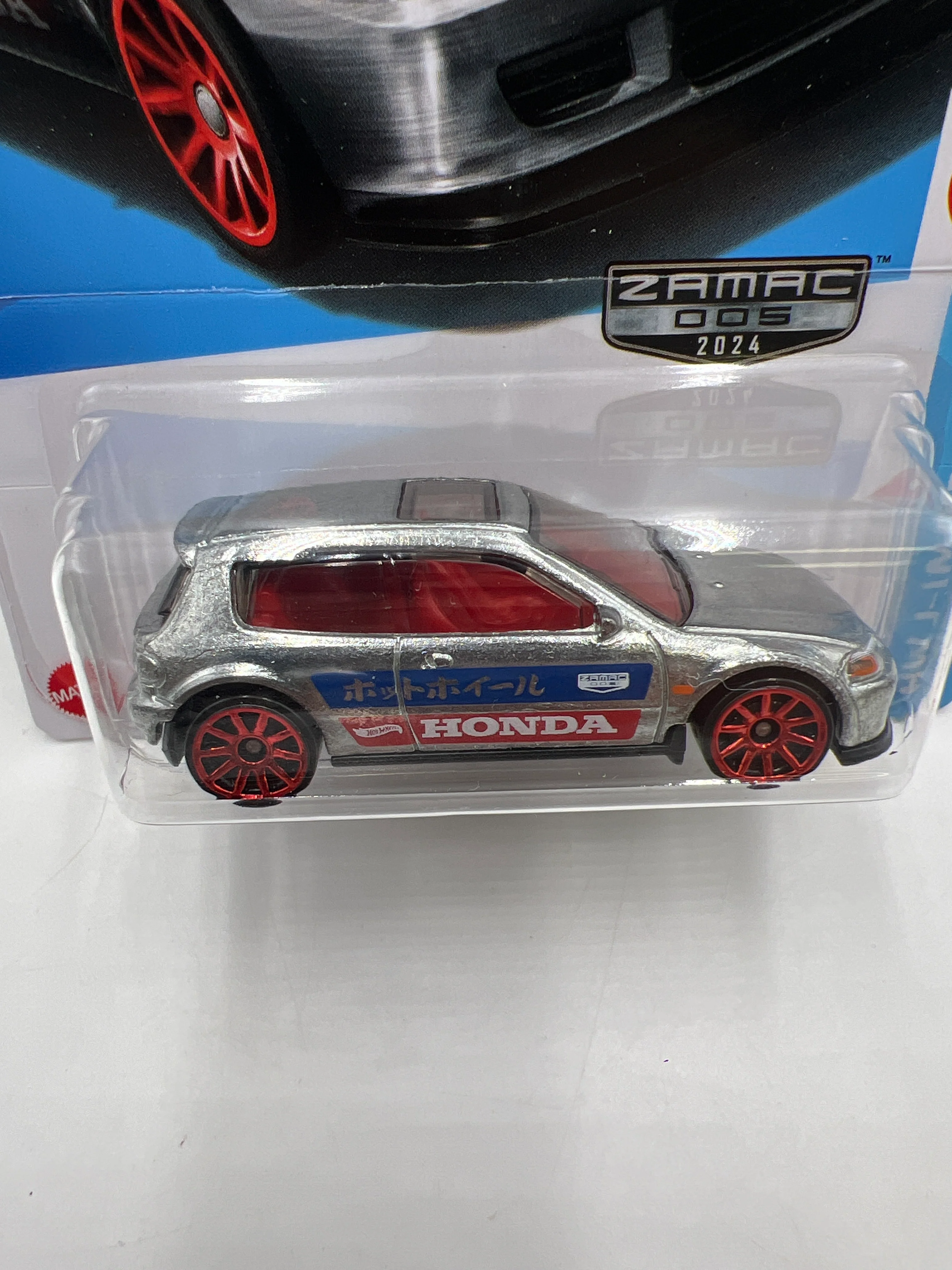 2024 Hot Wheels H Case #95 Zamac #5 92 Honda Civic EG 147C - Image 2