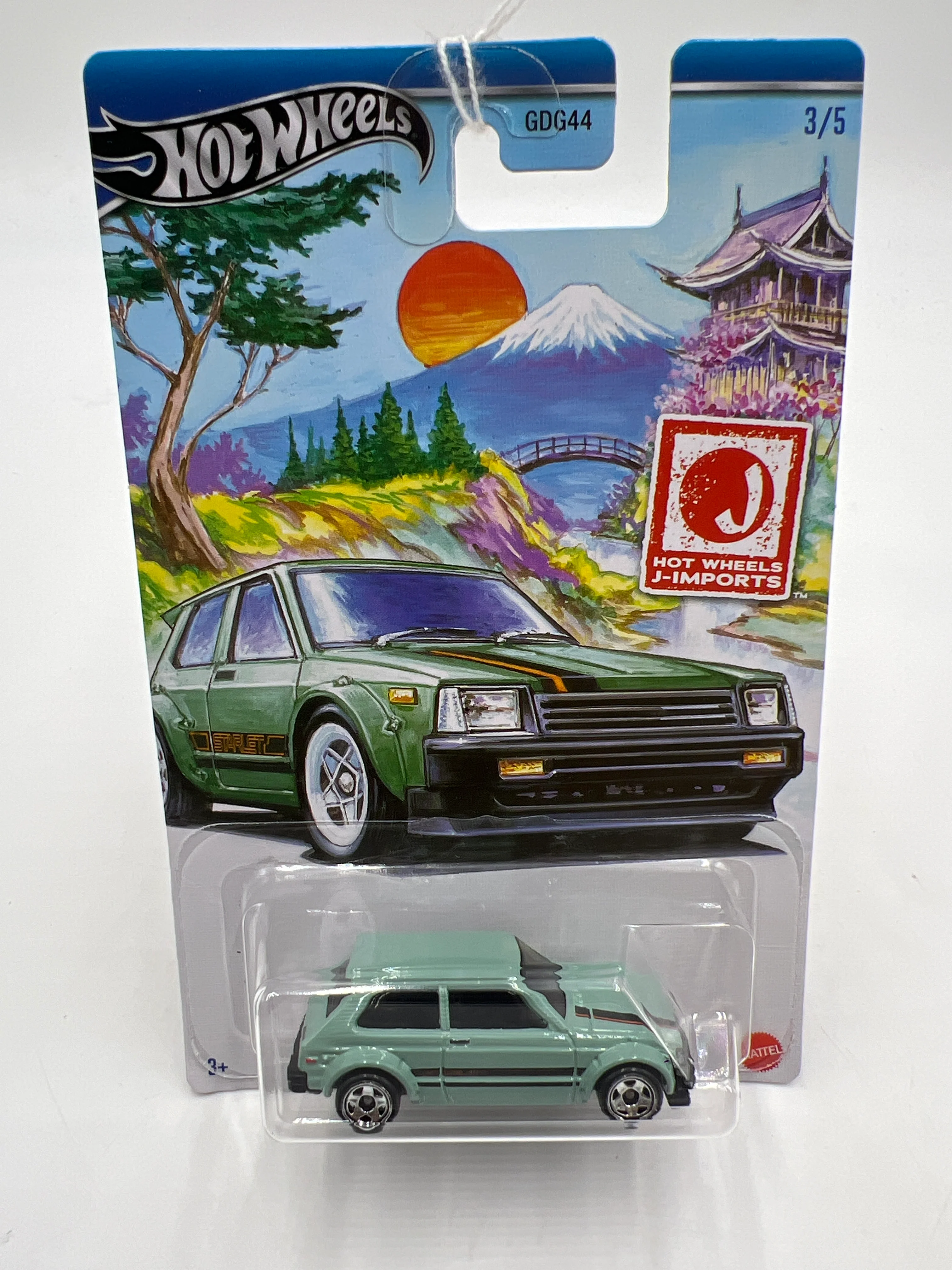 2024 Hot Wheels J-Imports 81 Toyota Starlet KP61 3/5 151E - Image 2